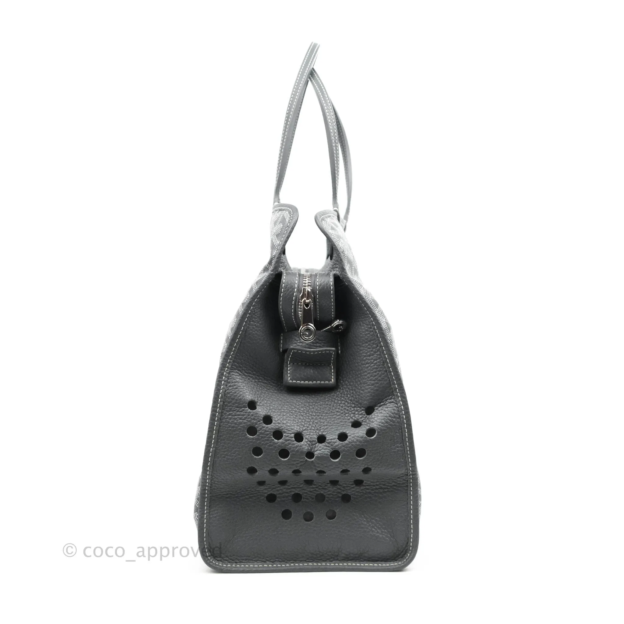 Goyard Goyardine Grey Sac Hardy PM