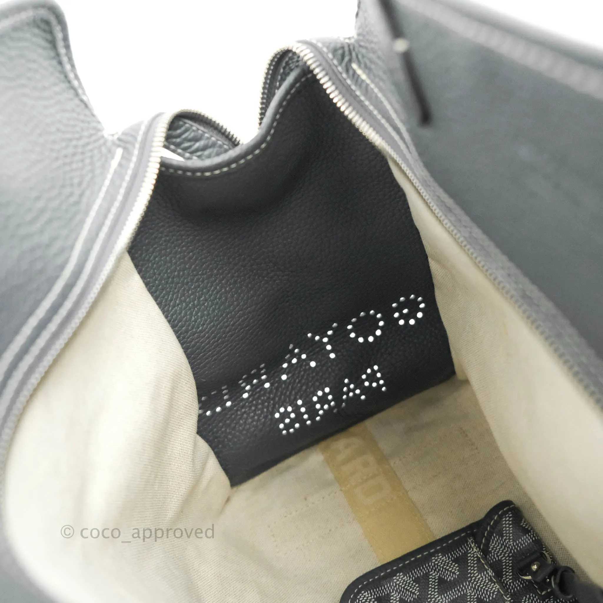 Goyard Goyardine Grey Sac Hardy PM