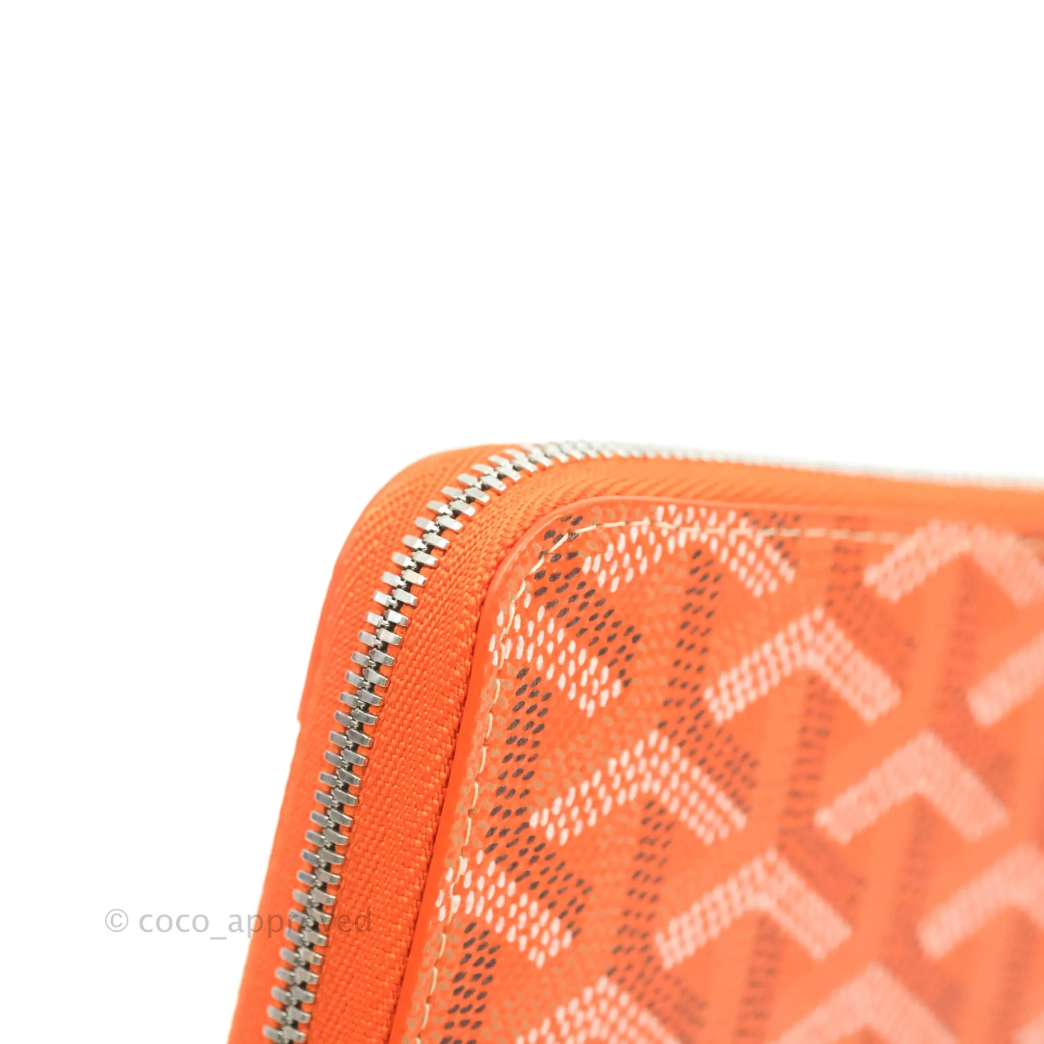 Goyard Goyardine Matignon PM Wallet Orange