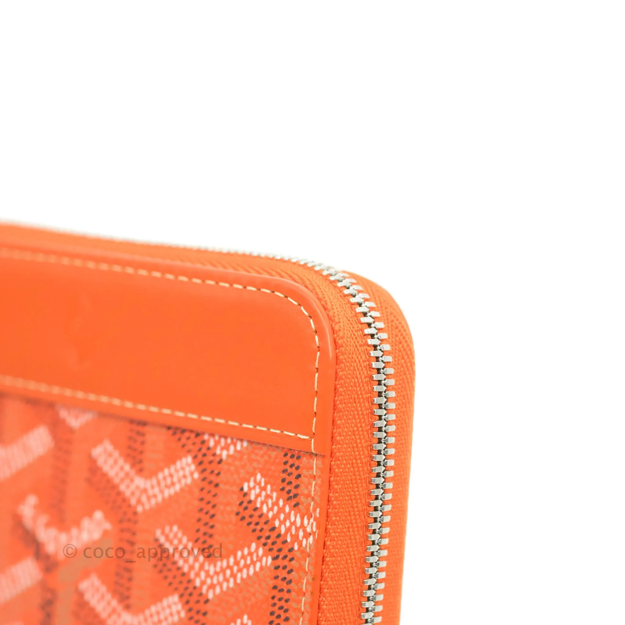 Goyard Goyardine Matignon PM Wallet Orange