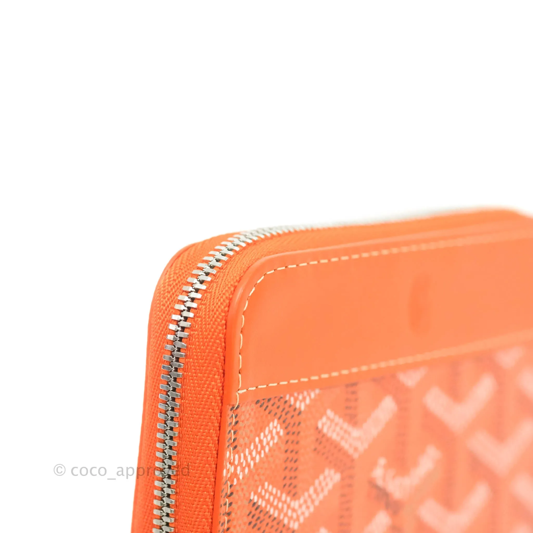 Goyard Goyardine Matignon PM Wallet Orange