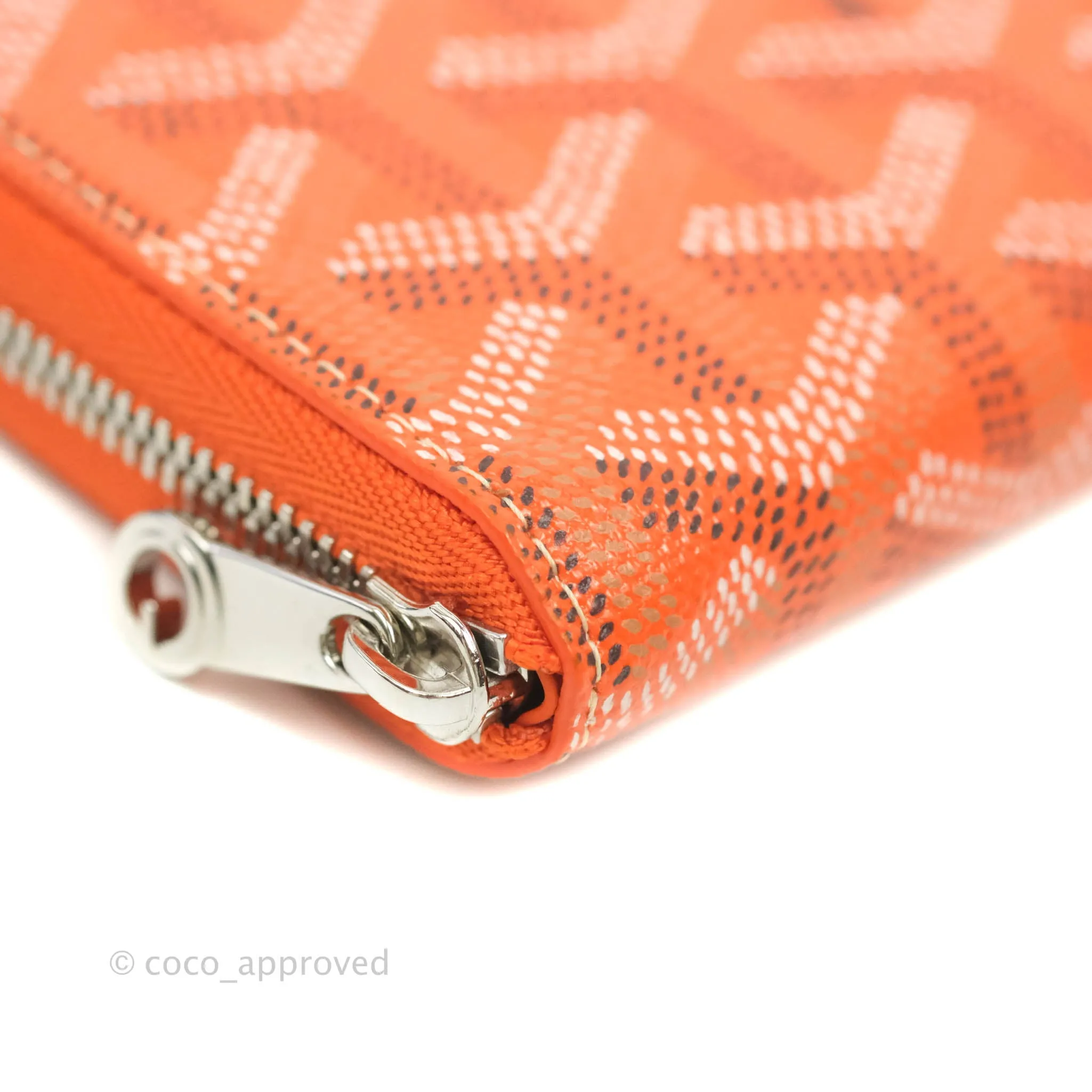 Goyard Goyardine Matignon PM Wallet Orange