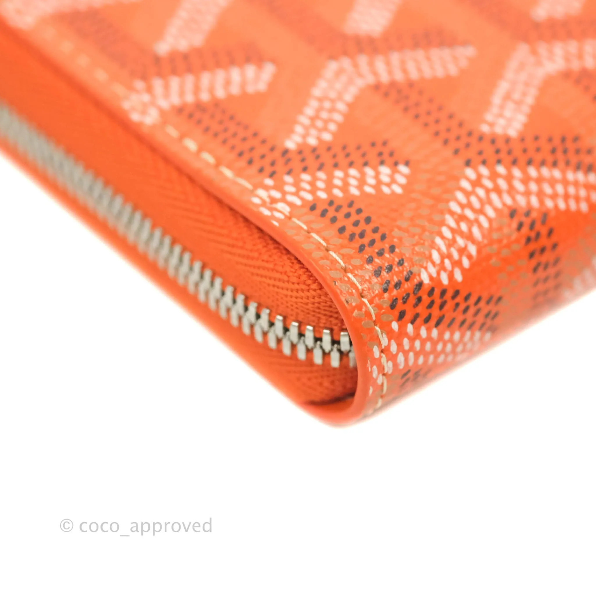 Goyard Goyardine Matignon PM Wallet Orange