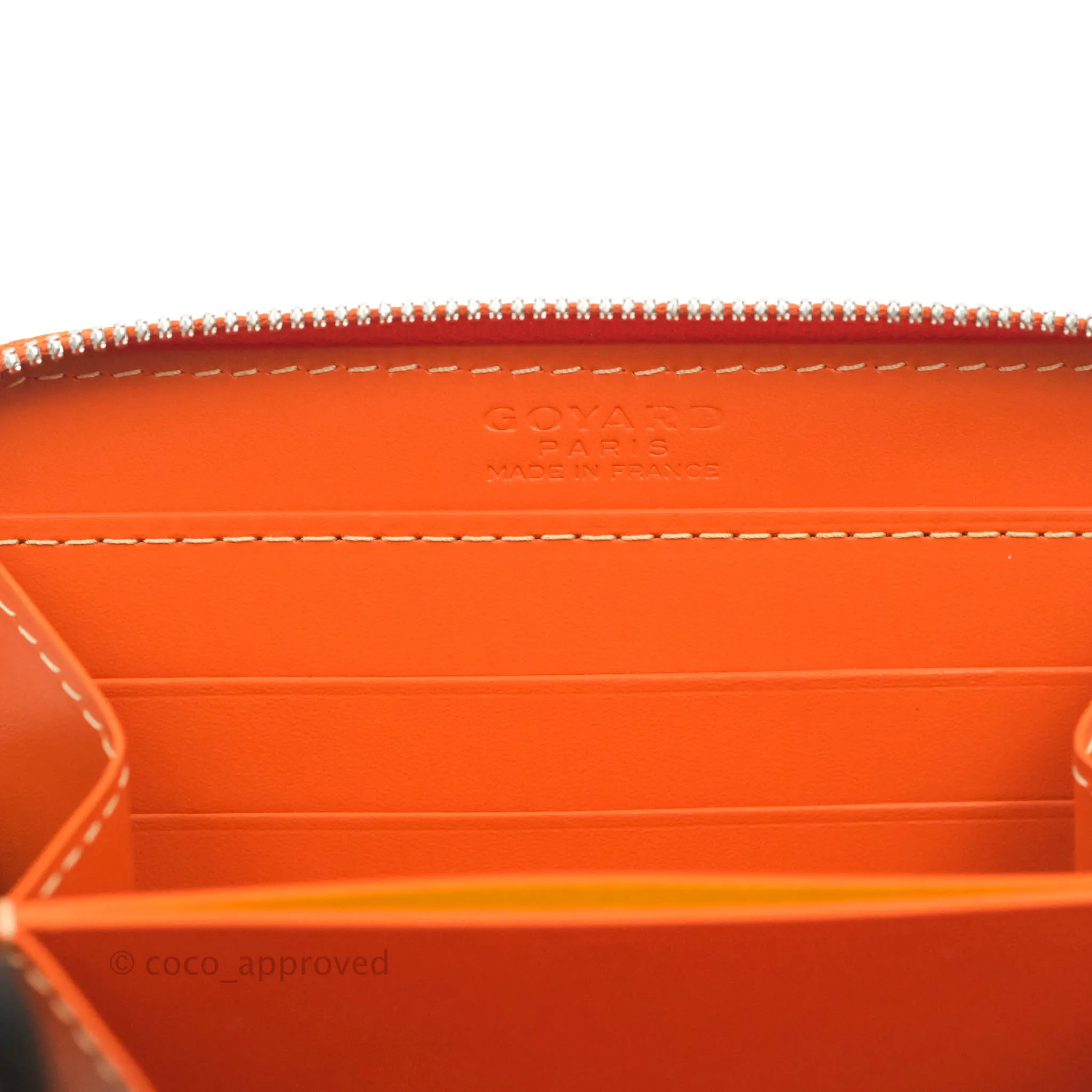 Goyard Goyardine Matignon PM Wallet Orange