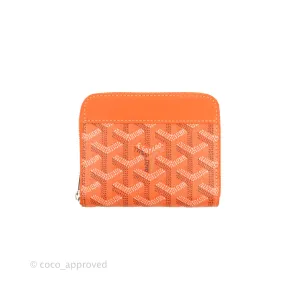 Goyard Goyardine Matignon PM Wallet Orange