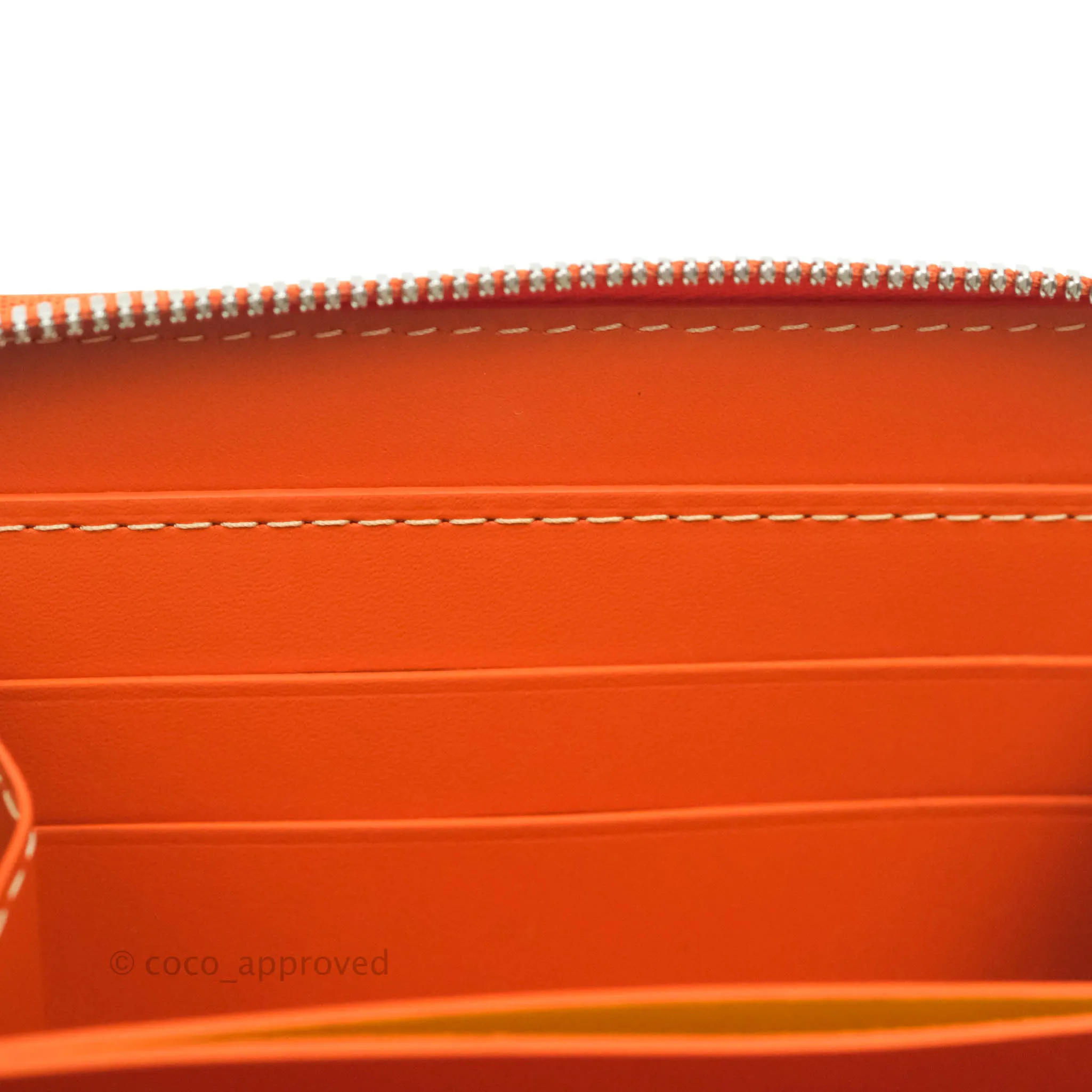 Goyard Goyardine Matignon PM Wallet Orange