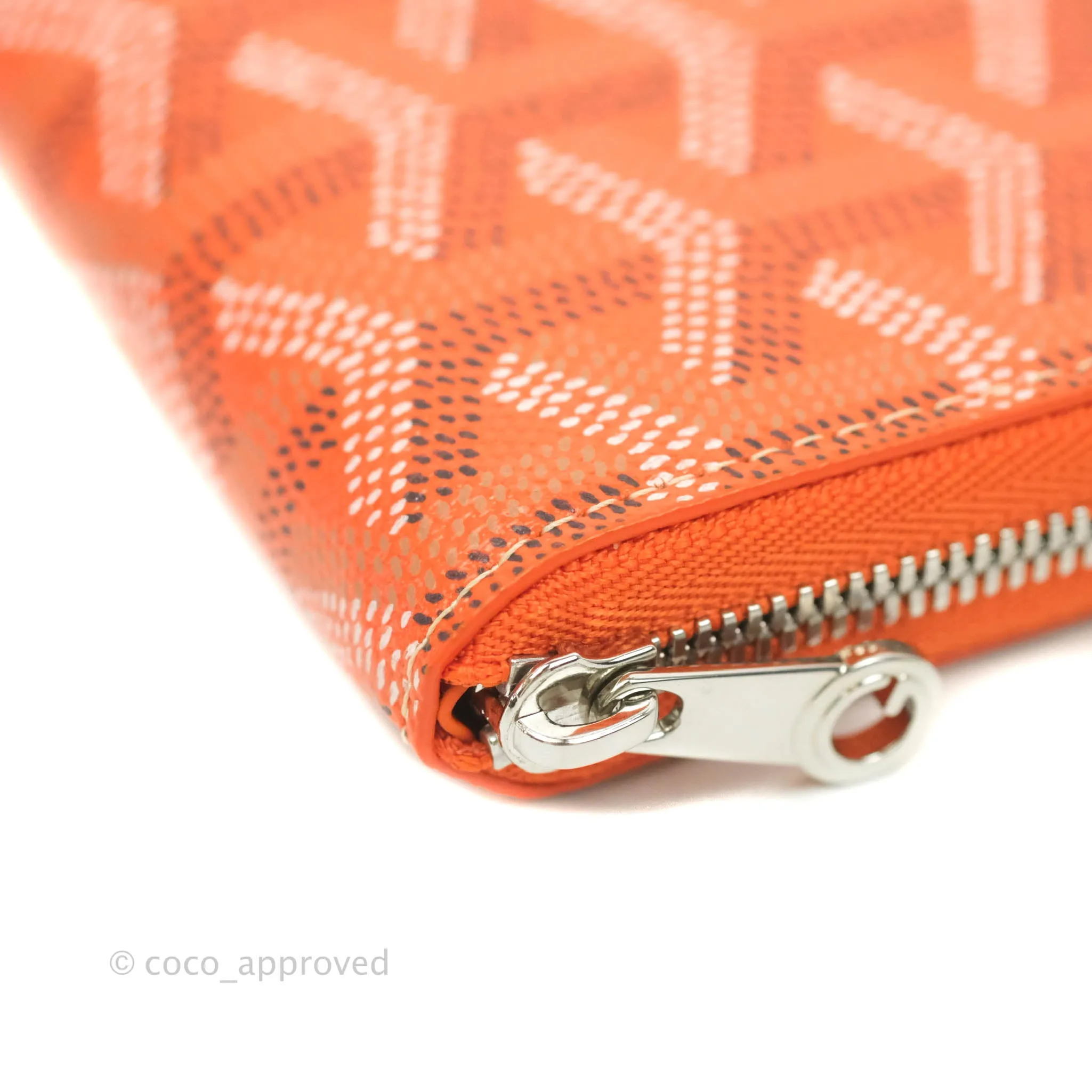 Goyard Goyardine Matignon PM Wallet Orange