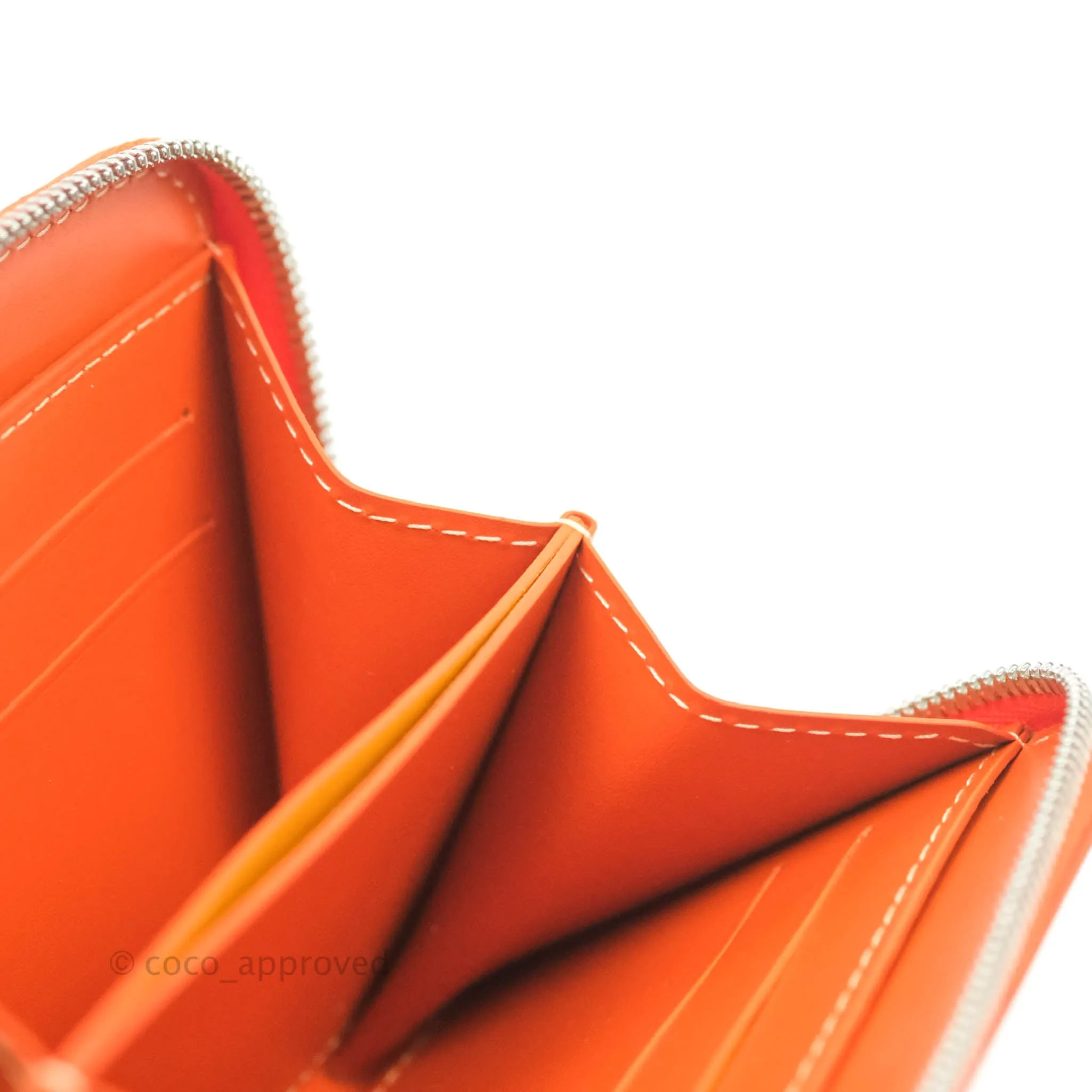 Goyard Goyardine Matignon PM Wallet Orange