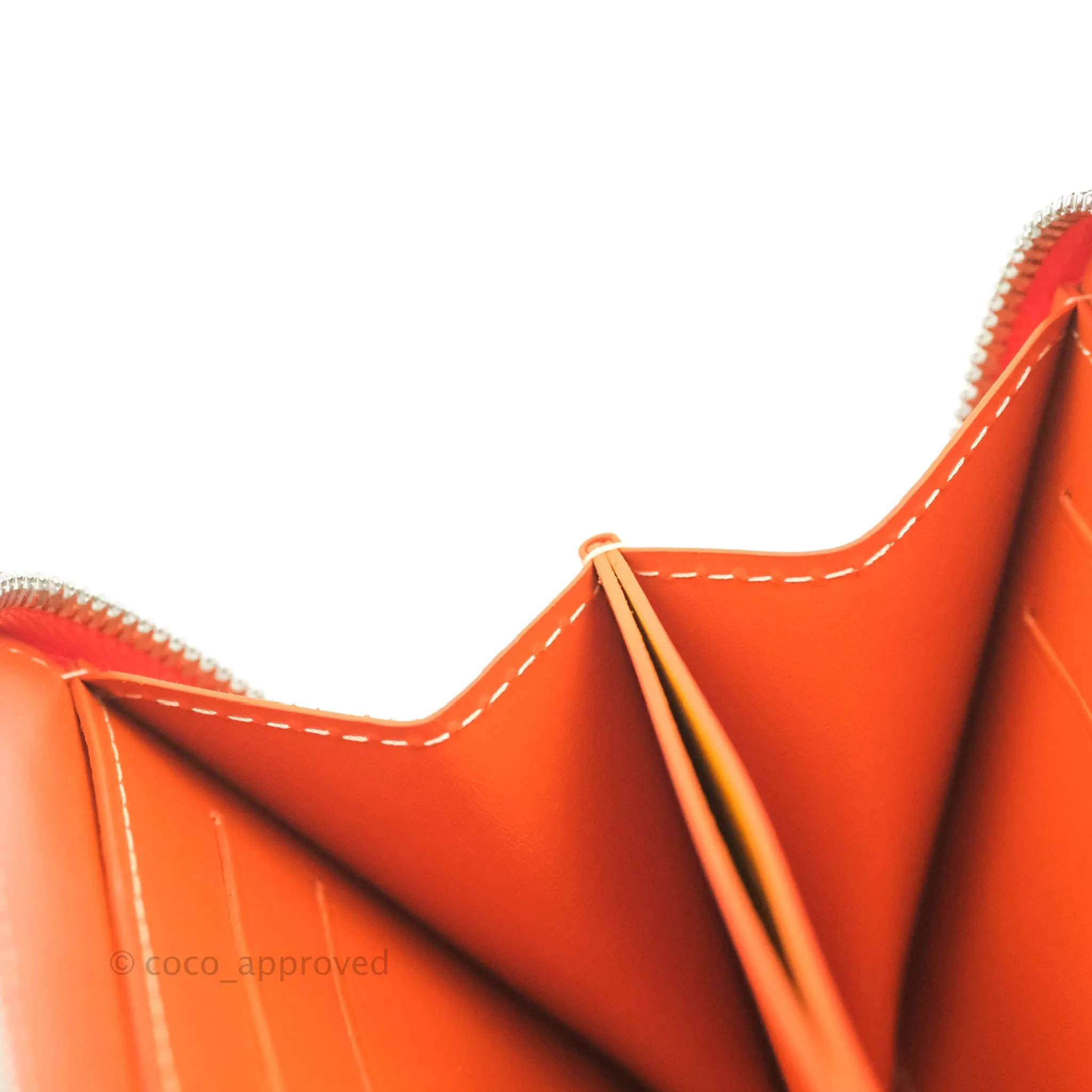 Goyard Goyardine Matignon PM Wallet Orange