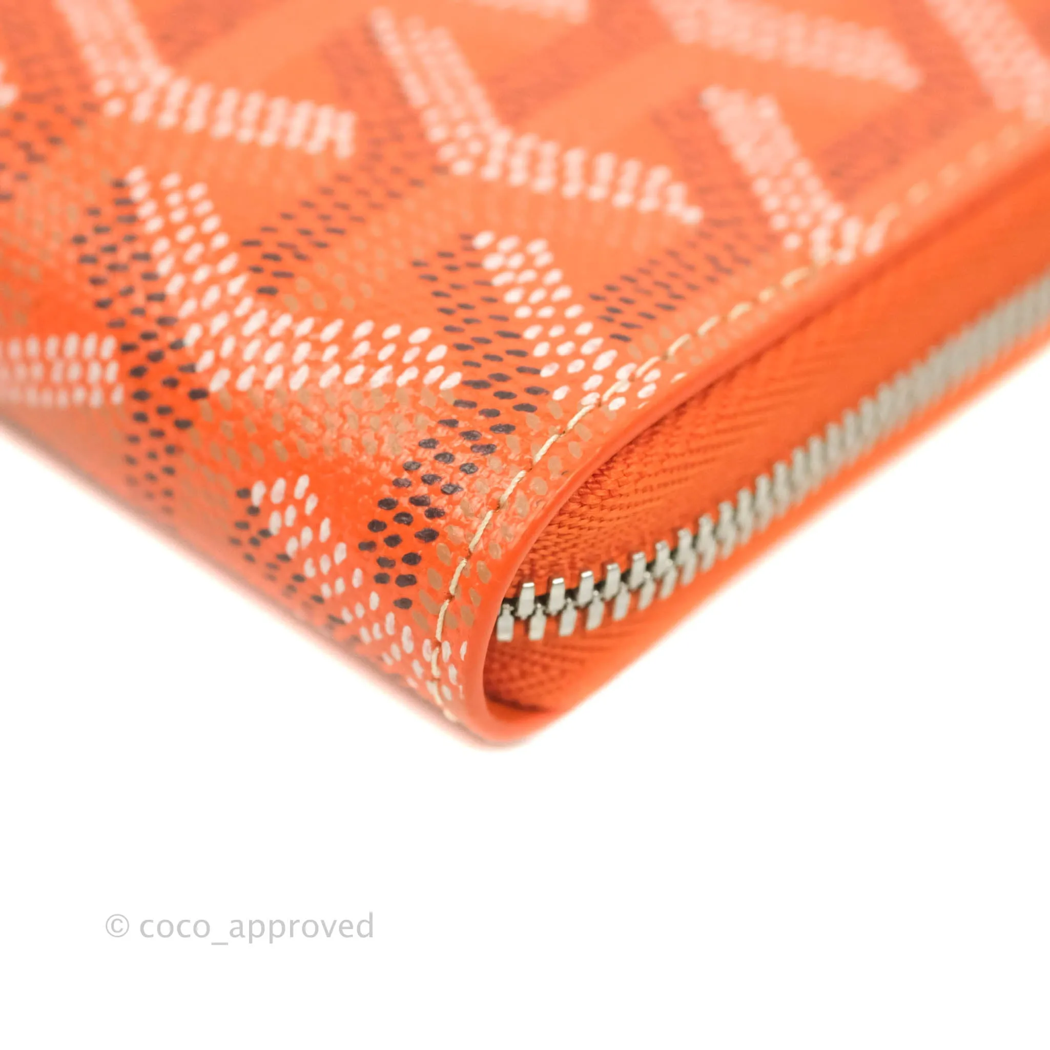 Goyard Goyardine Matignon PM Wallet Orange