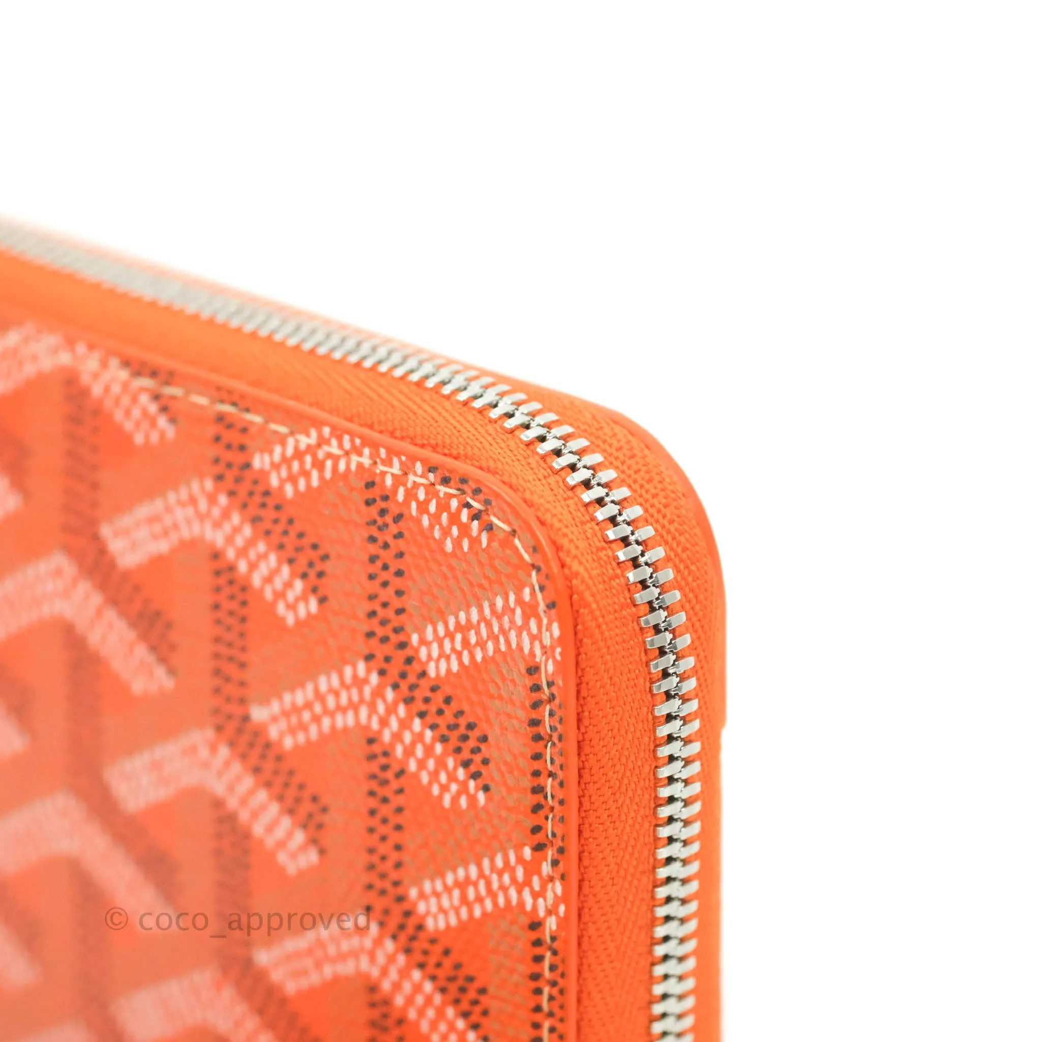 Goyard Goyardine Matignon PM Wallet Orange