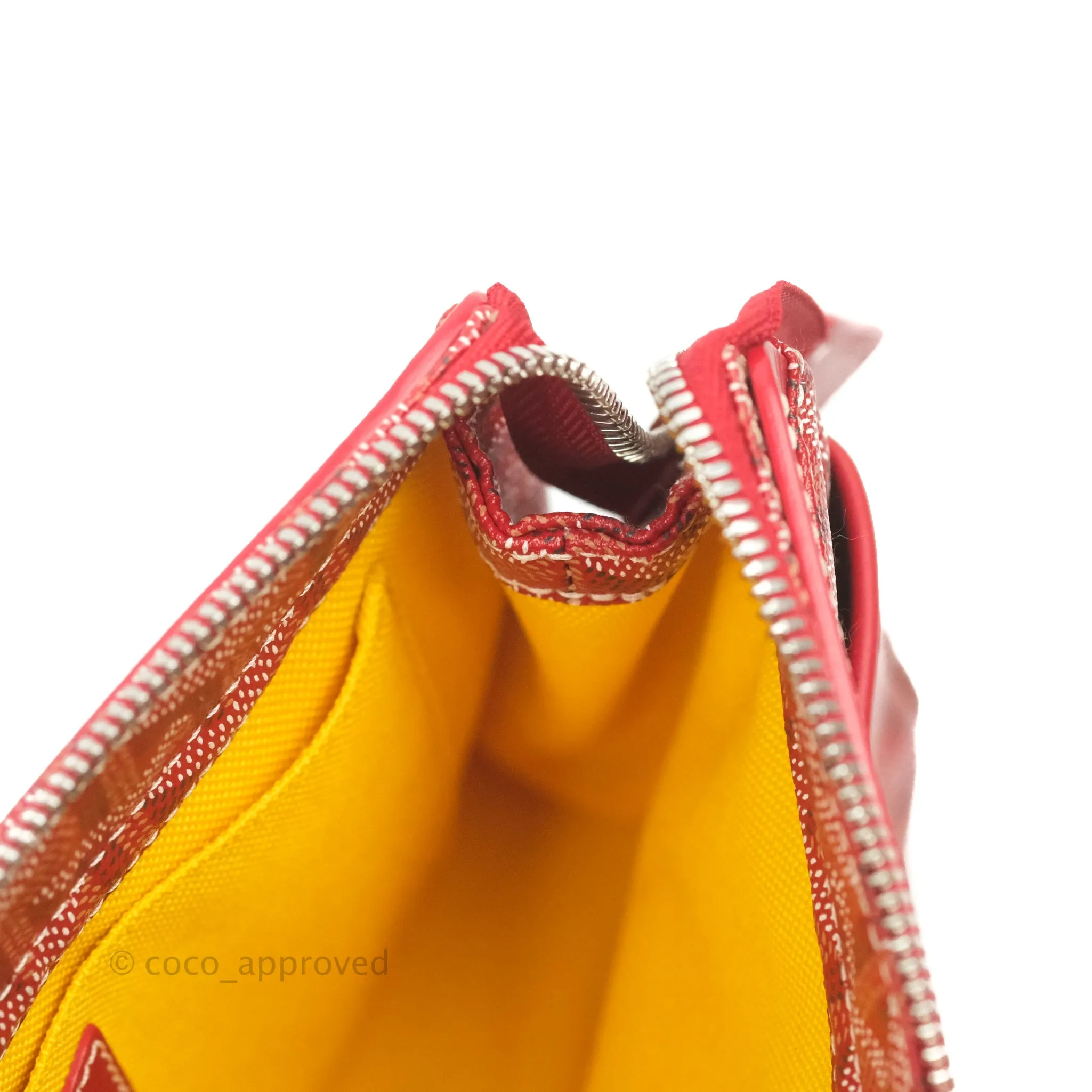 Goyard Goyardine Miroir Toiletry Bag PM Red
