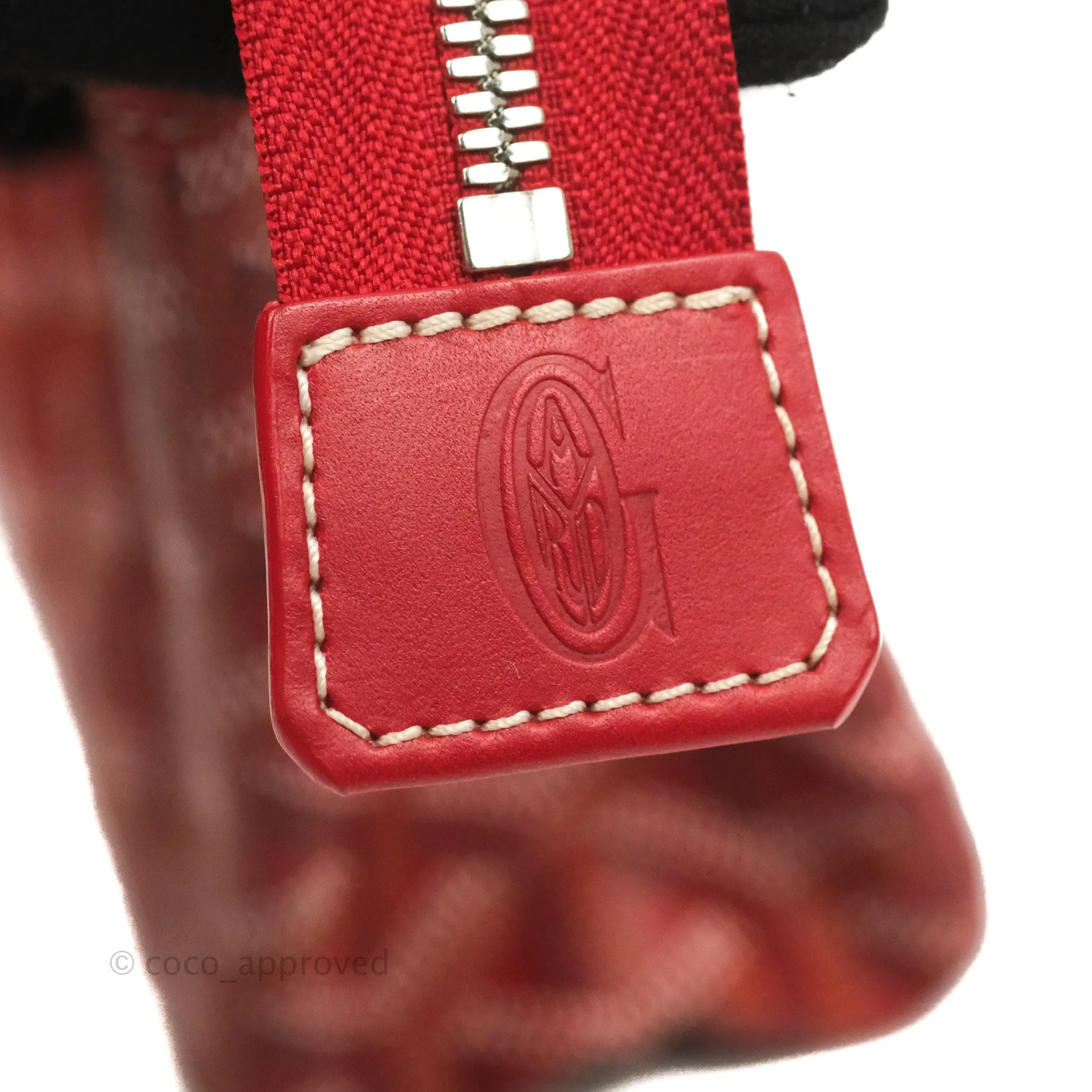 Goyard Goyardine Miroir Toiletry Bag PM Red