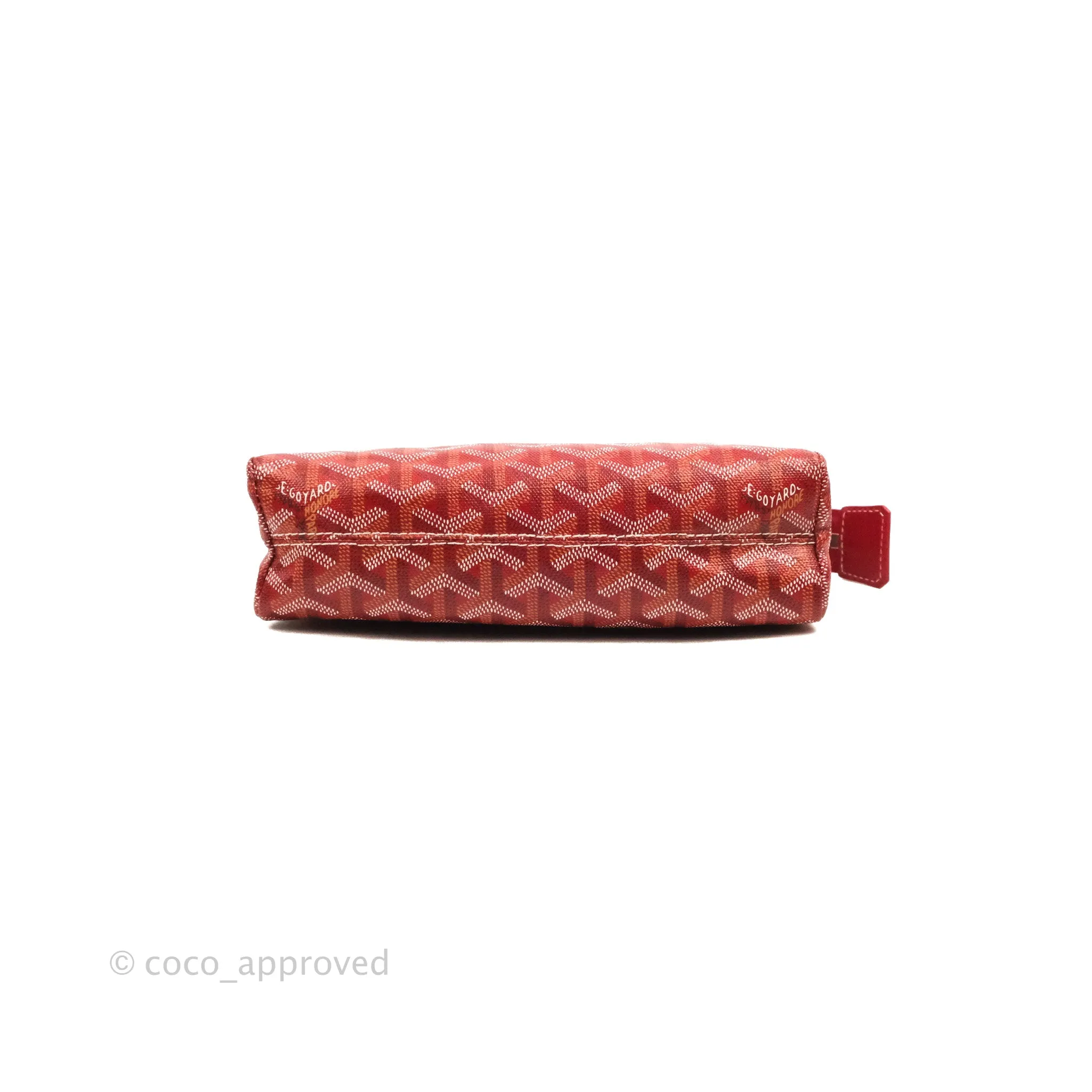 Goyard Goyardine Miroir Toiletry Bag PM Red