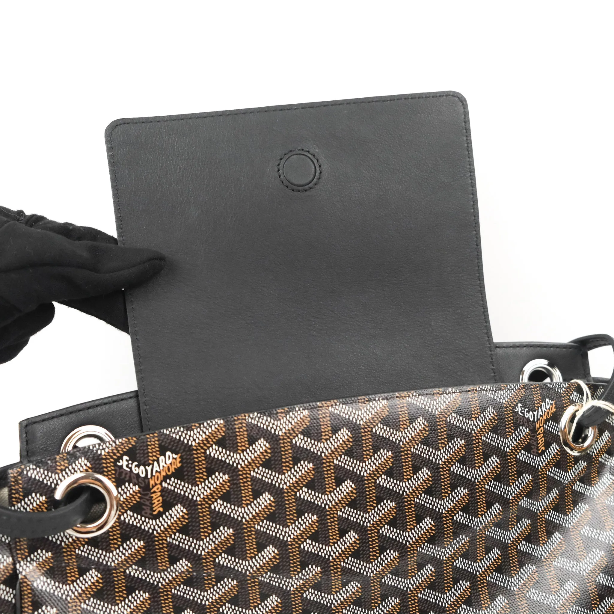 Goyard Goyardine Rouette PM Black