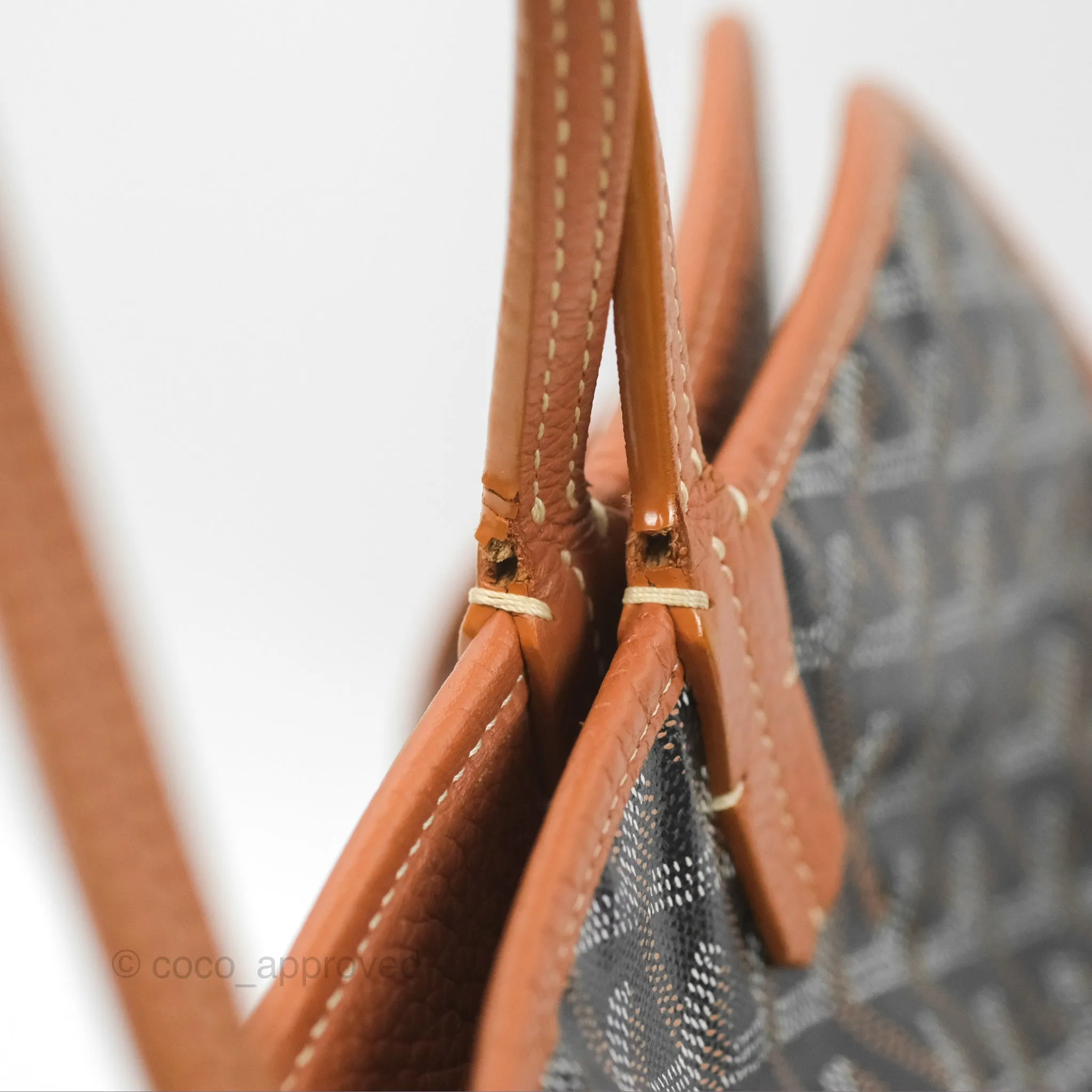 Goyard Hardy Pet Carrier PM Goyardine Canvas Black Tan
