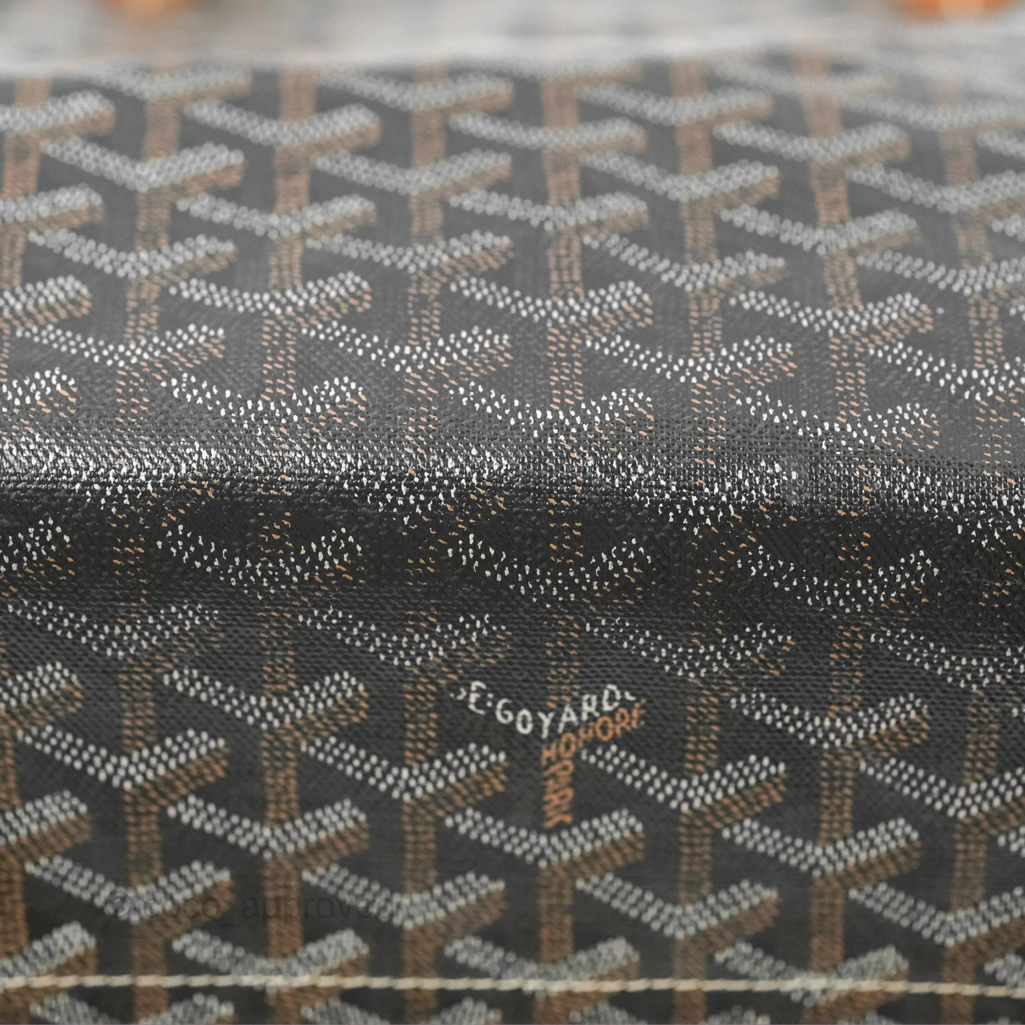 Goyard Hardy Pet Carrier PM Goyardine Canvas Black Tan
