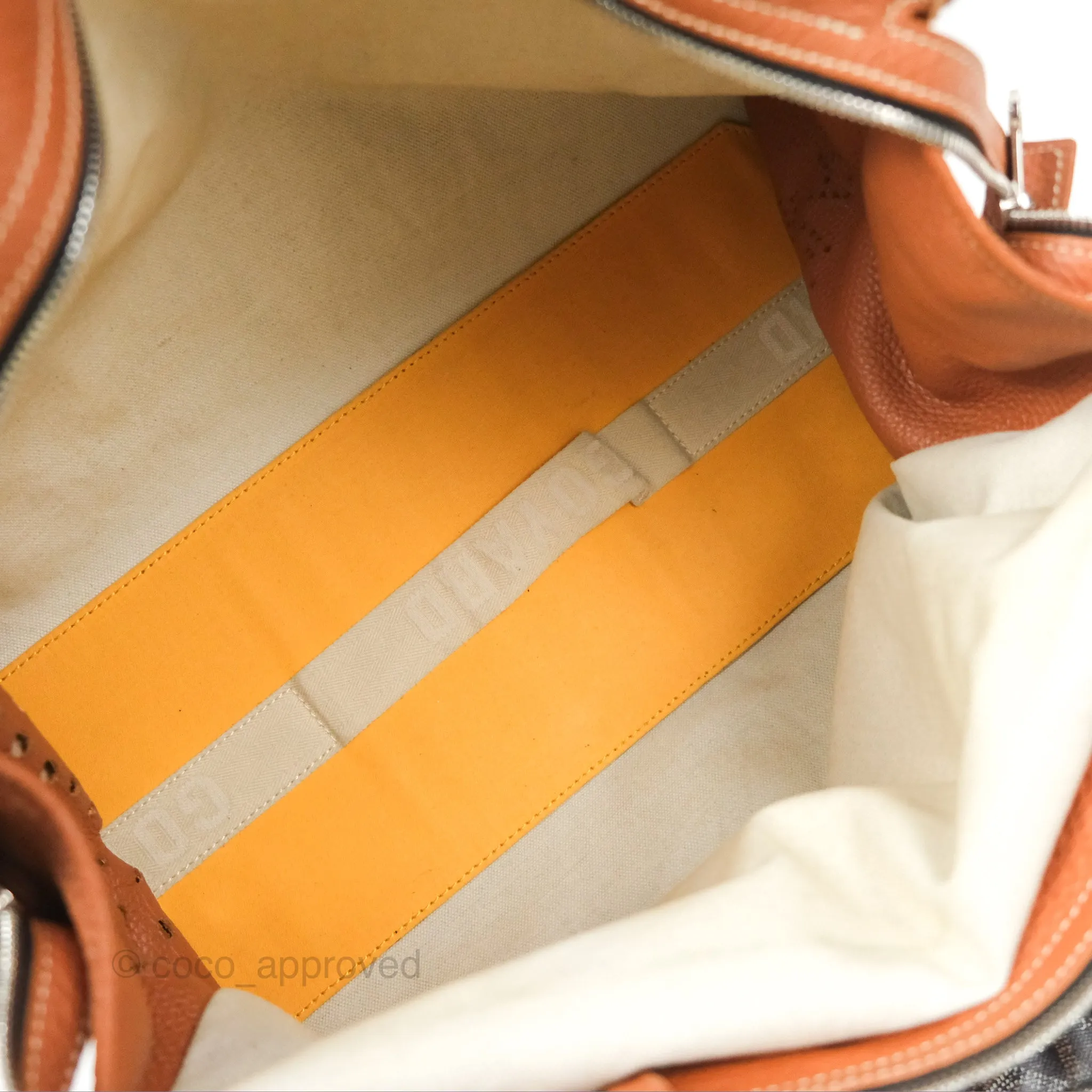 Goyard Hardy Pet Carrier PM Goyardine Canvas Black Tan