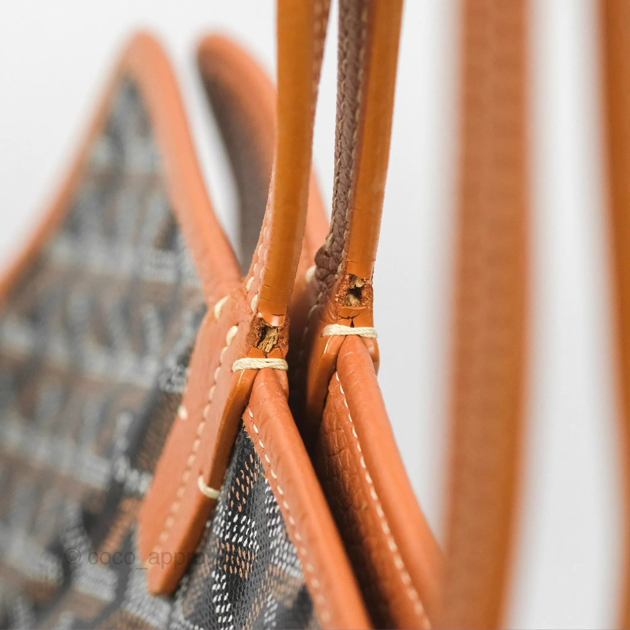 Goyard Hardy Pet Carrier PM Goyardine Canvas Black Tan
