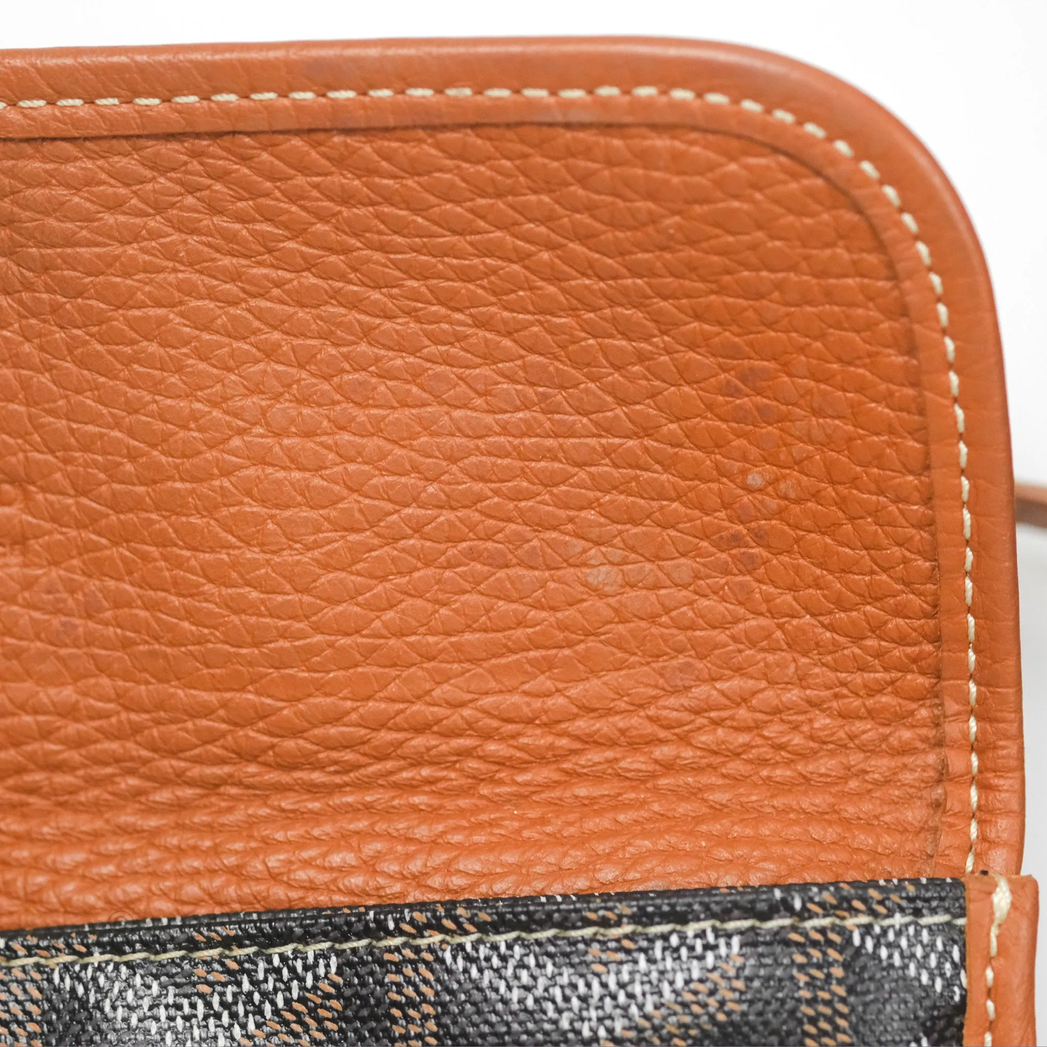 Goyard Hardy Pet Carrier PM Goyardine Canvas Black Tan