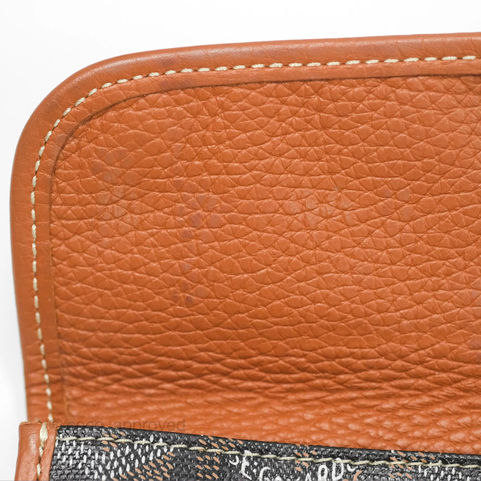 Goyard Hardy Pet Carrier PM Goyardine Canvas Black Tan