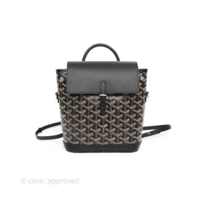 Goyard Mini Alpin Backpack Black Goyardine Calfskin