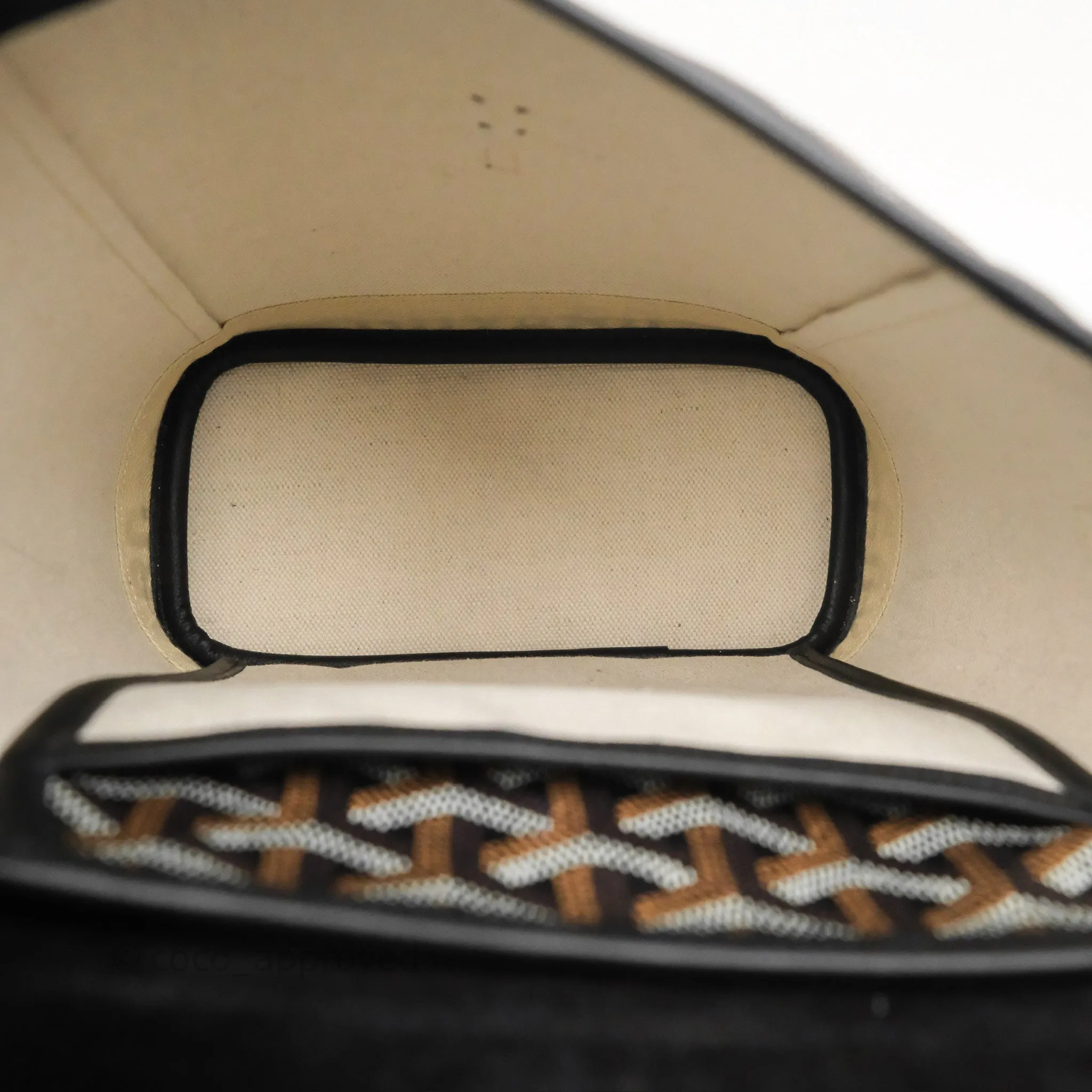 Goyard Mini Alpin Backpack Black Goyardine Calfskin