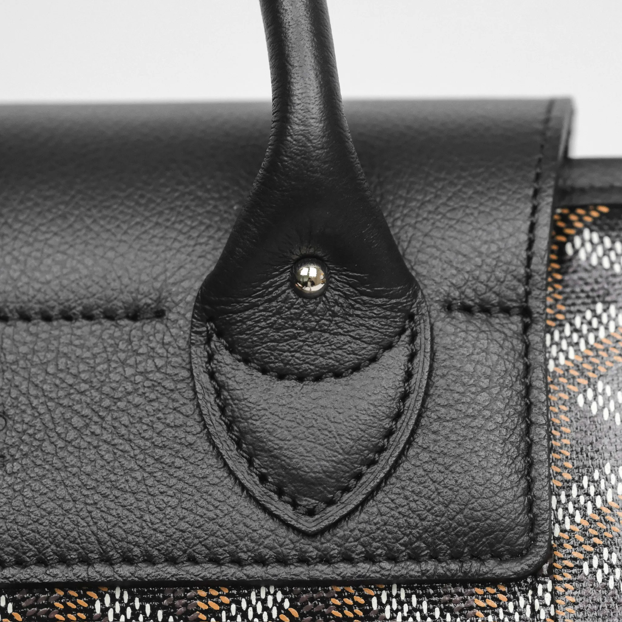 Goyard Mini Alpin Backpack Black Goyardine Calfskin
