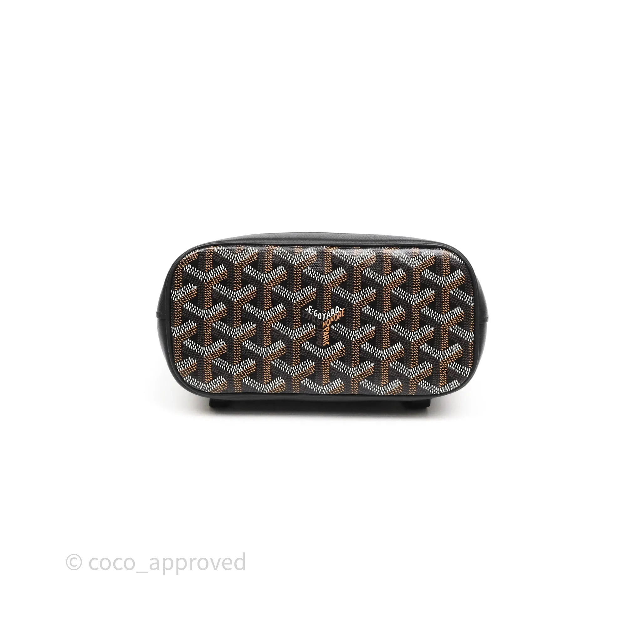 Goyard Mini Alpin Backpack Black Goyardine Calfskin