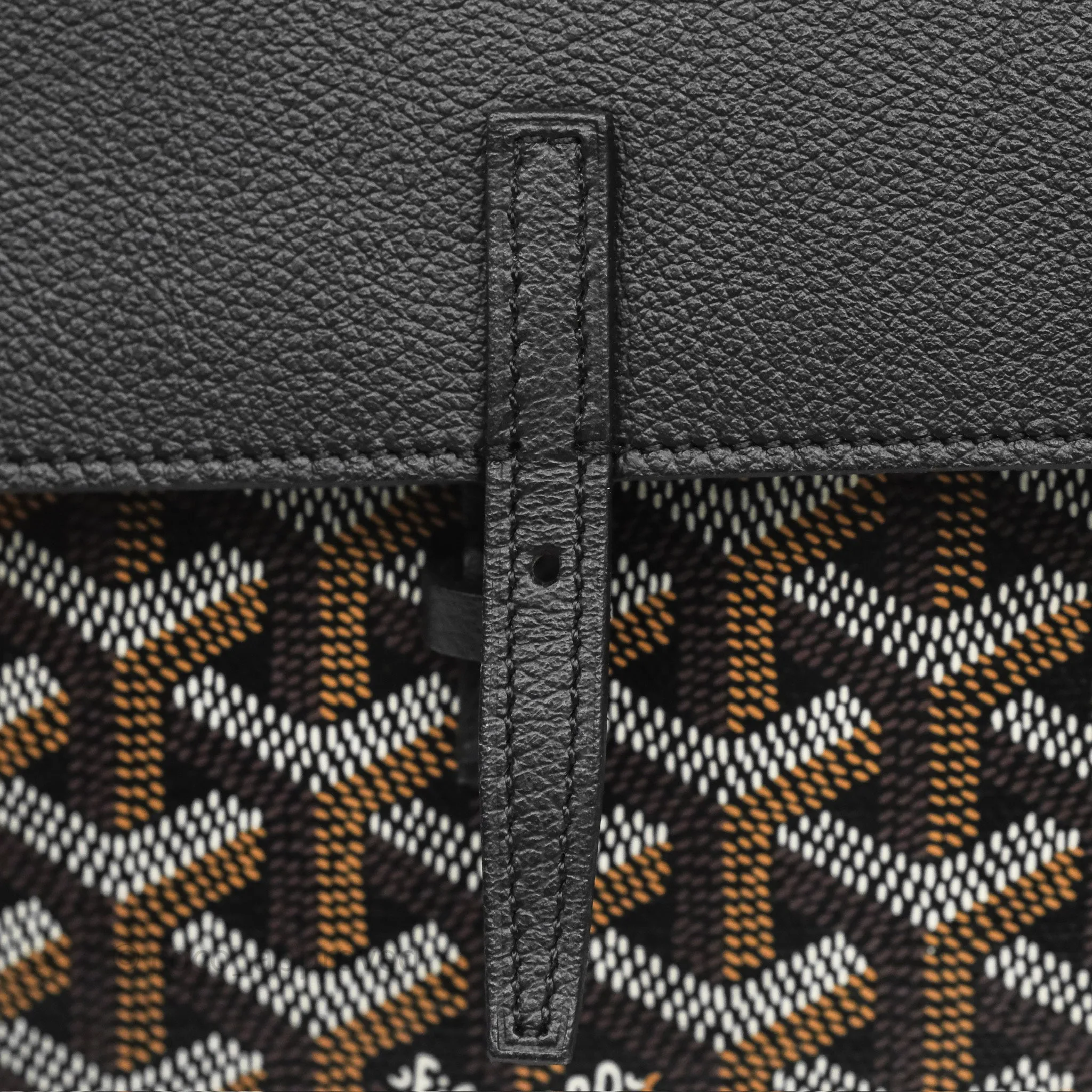 Goyard Mini Alpin Backpack Black Goyardine Calfskin