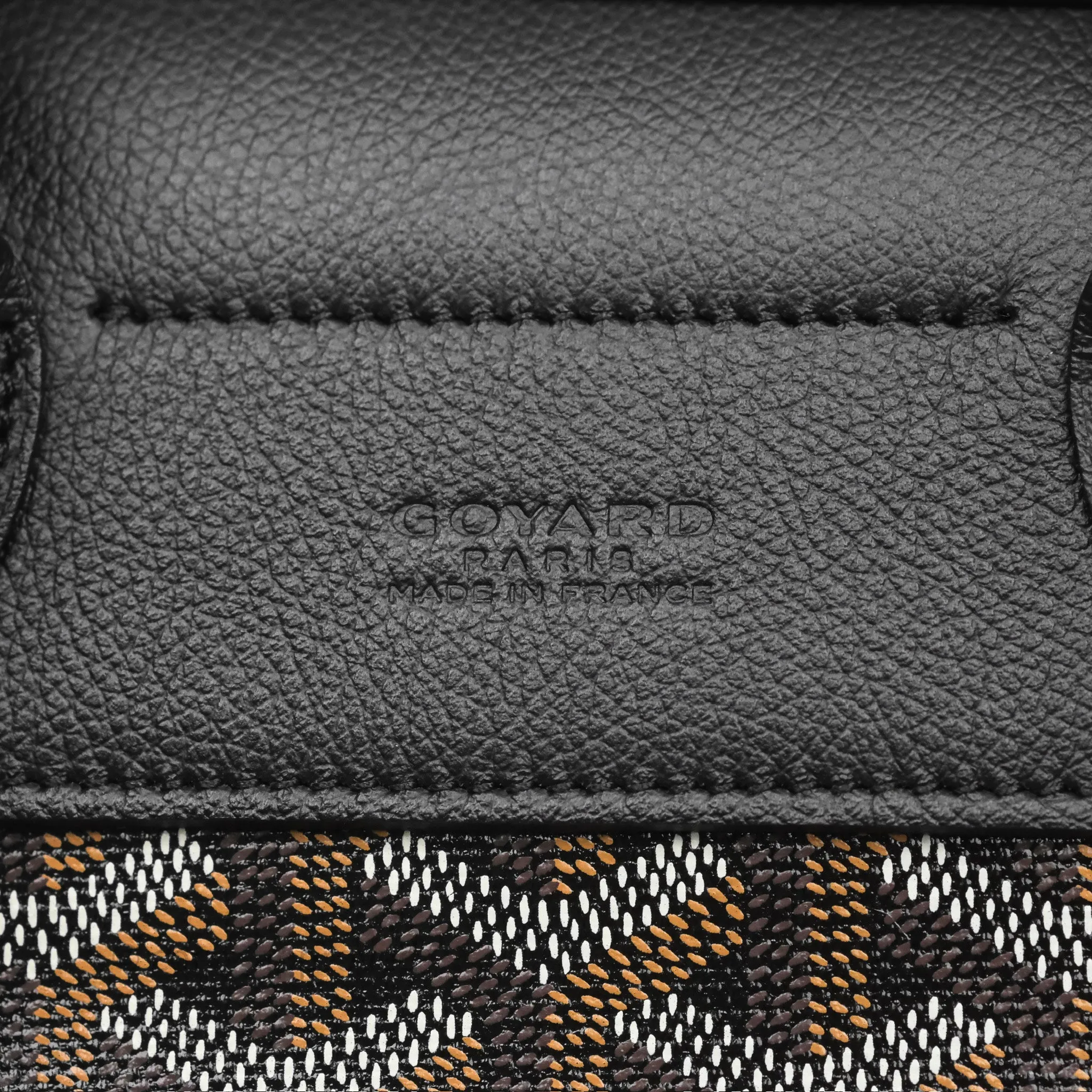 Goyard Mini Alpin Backpack Black Goyardine Calfskin