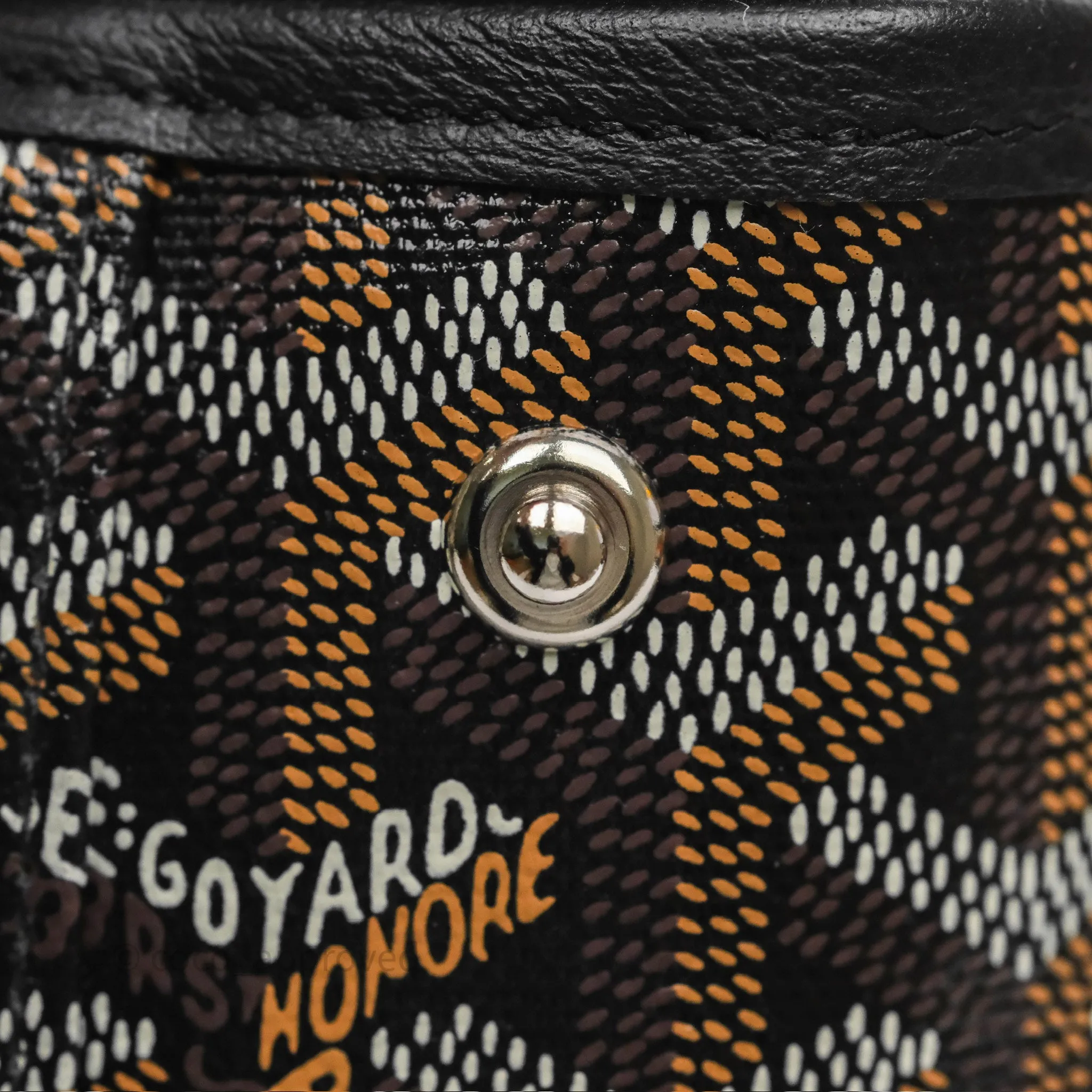 Goyard Mini Alpin Backpack Black Goyardine Calfskin