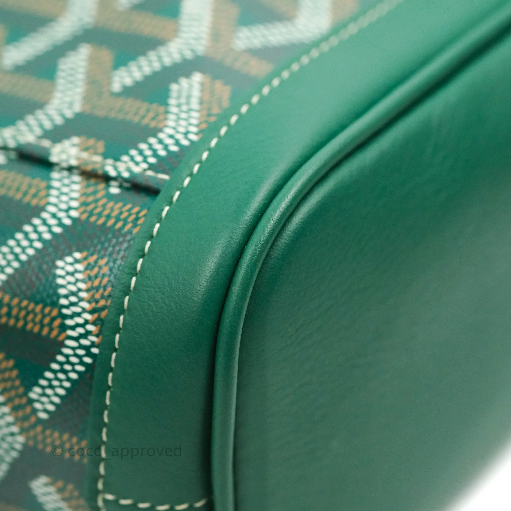 Goyard Mini Alpin Backpack Green Goyardine Calfskin