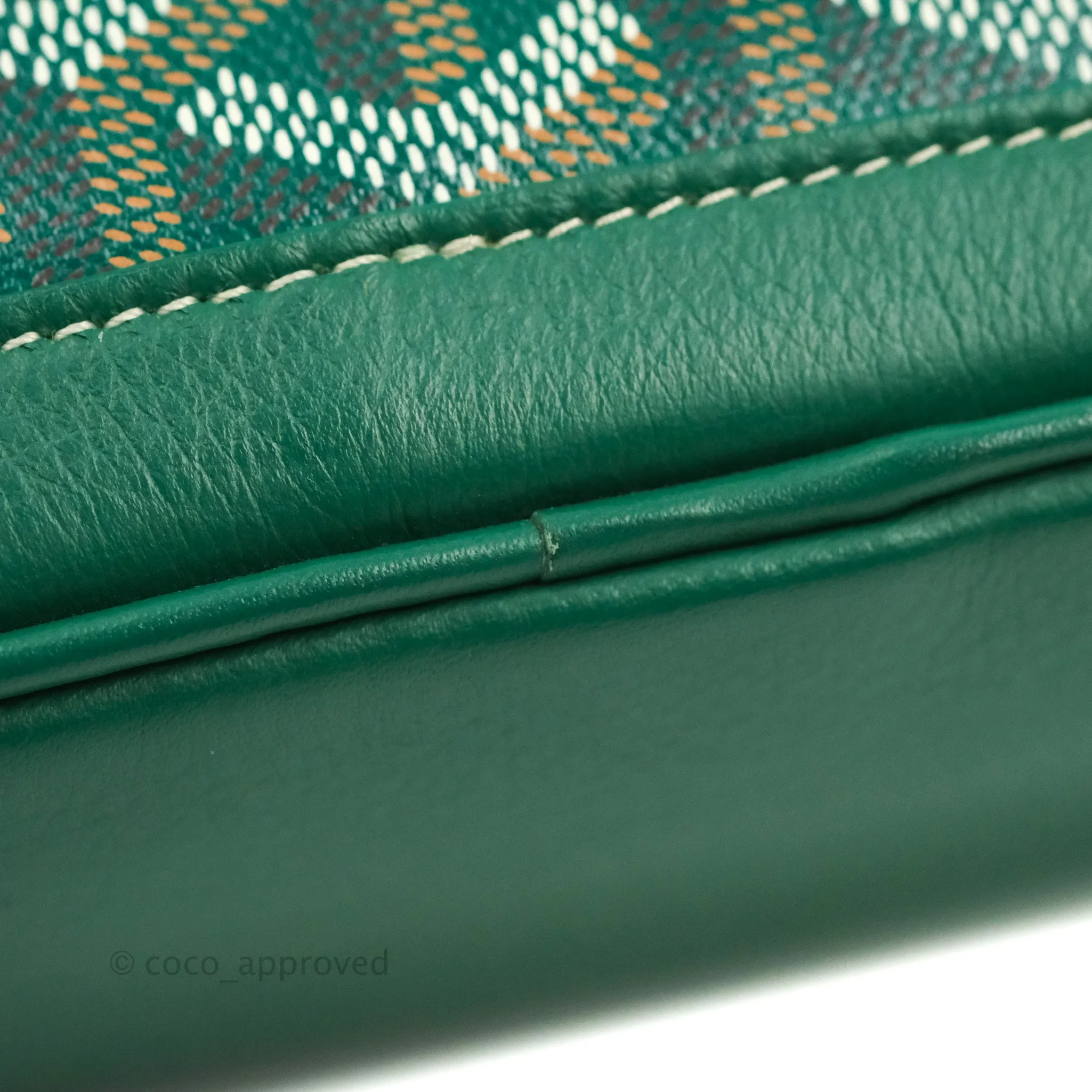 Goyard Mini Alpin Backpack Green Goyardine Calfskin