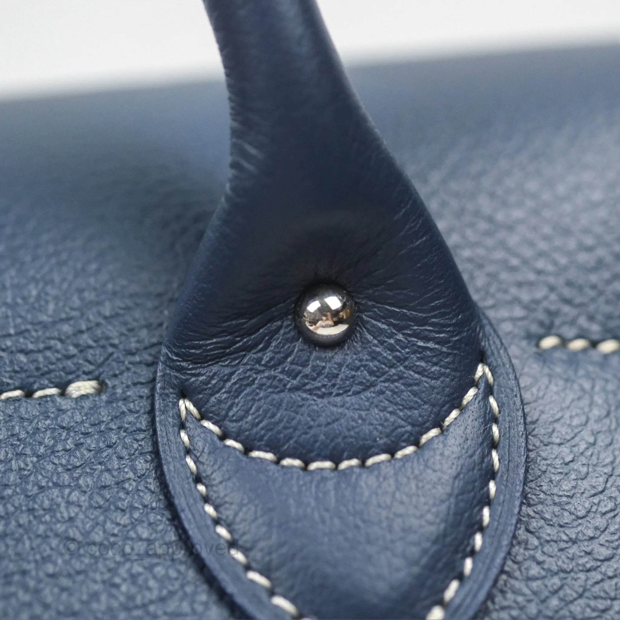 Goyard Mini Alpin Backpack Navy Blue Goyardine Calfskin