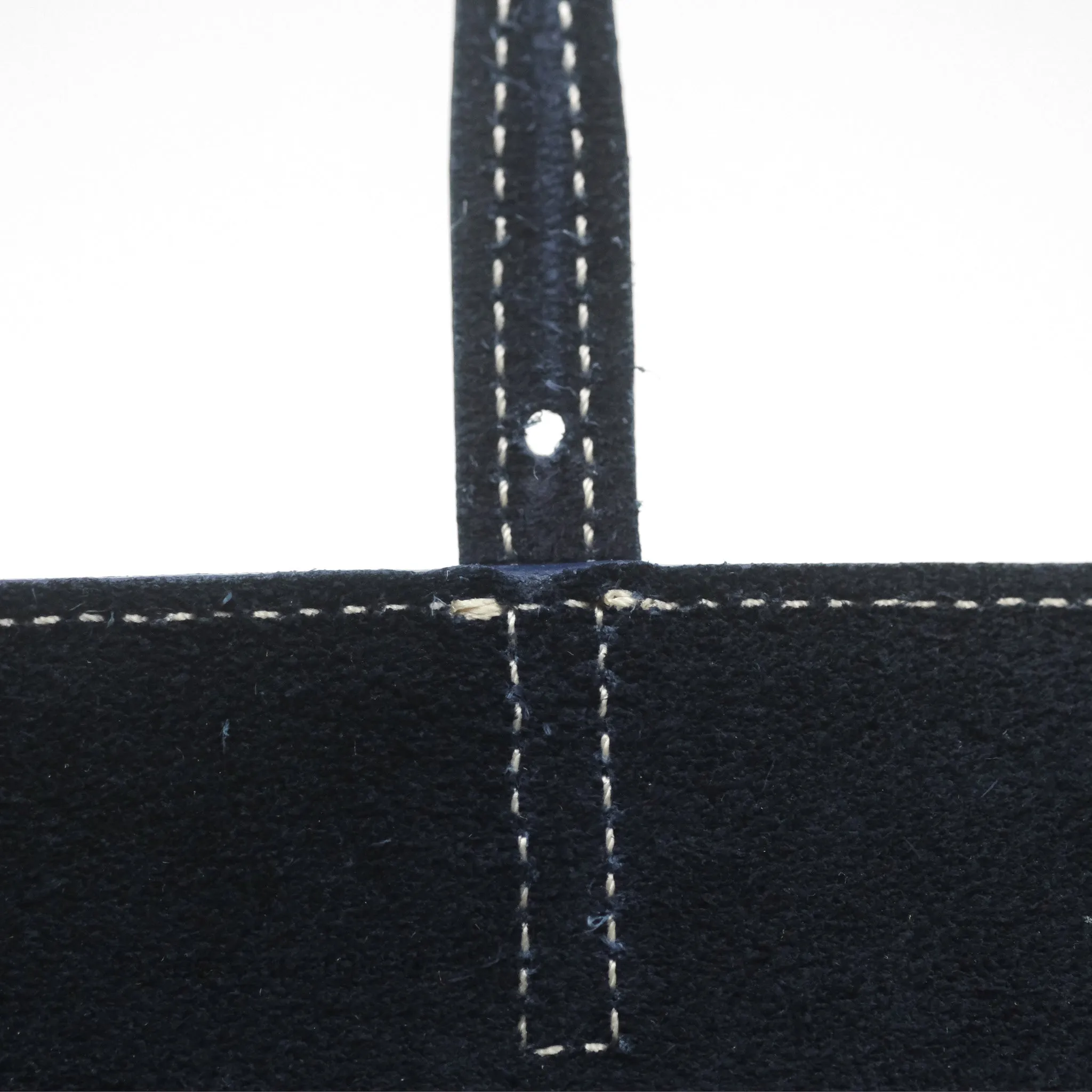 Goyard Mini Alpin Backpack Navy Blue Goyardine Calfskin