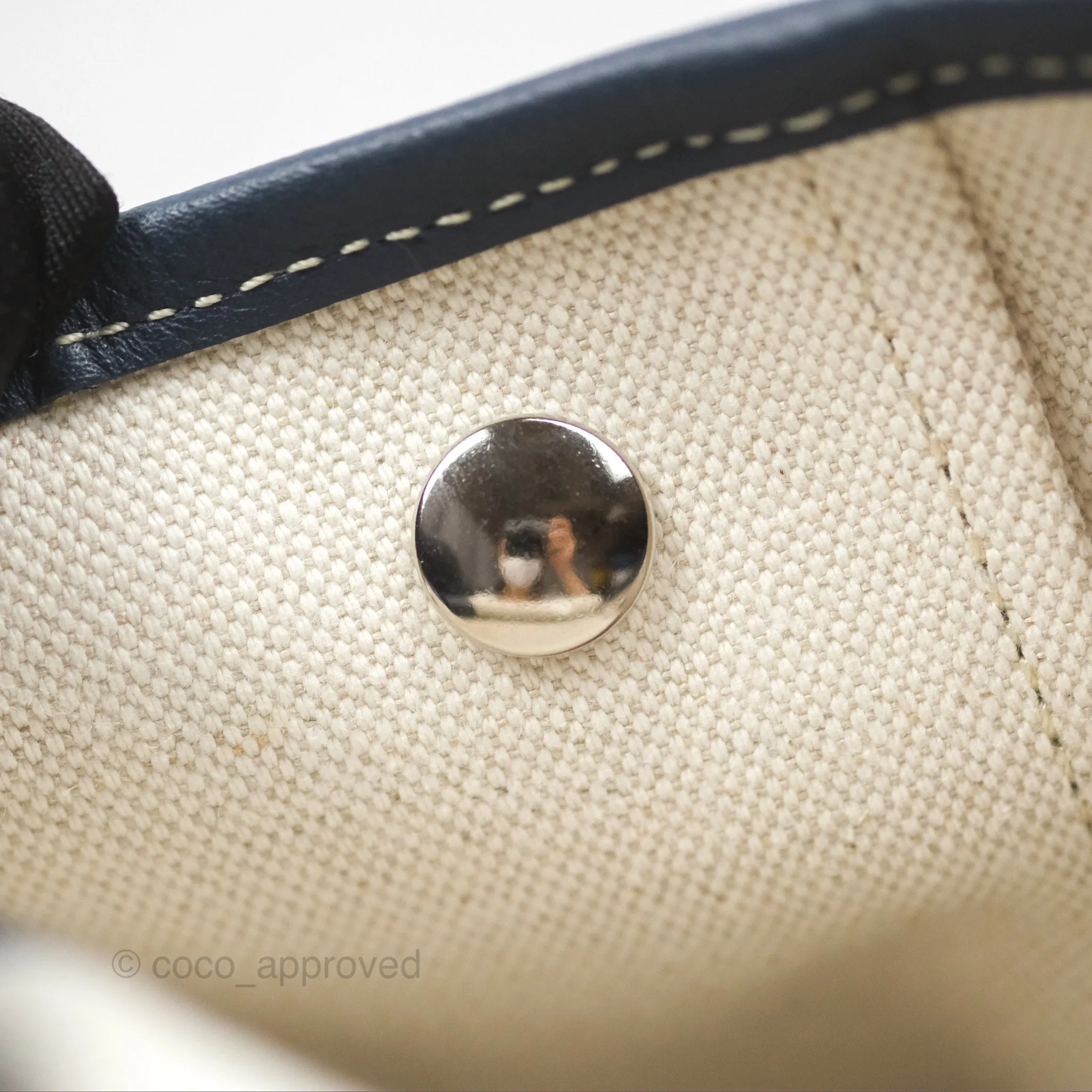 Goyard Mini Alpin Backpack Navy Blue Goyardine Calfskin