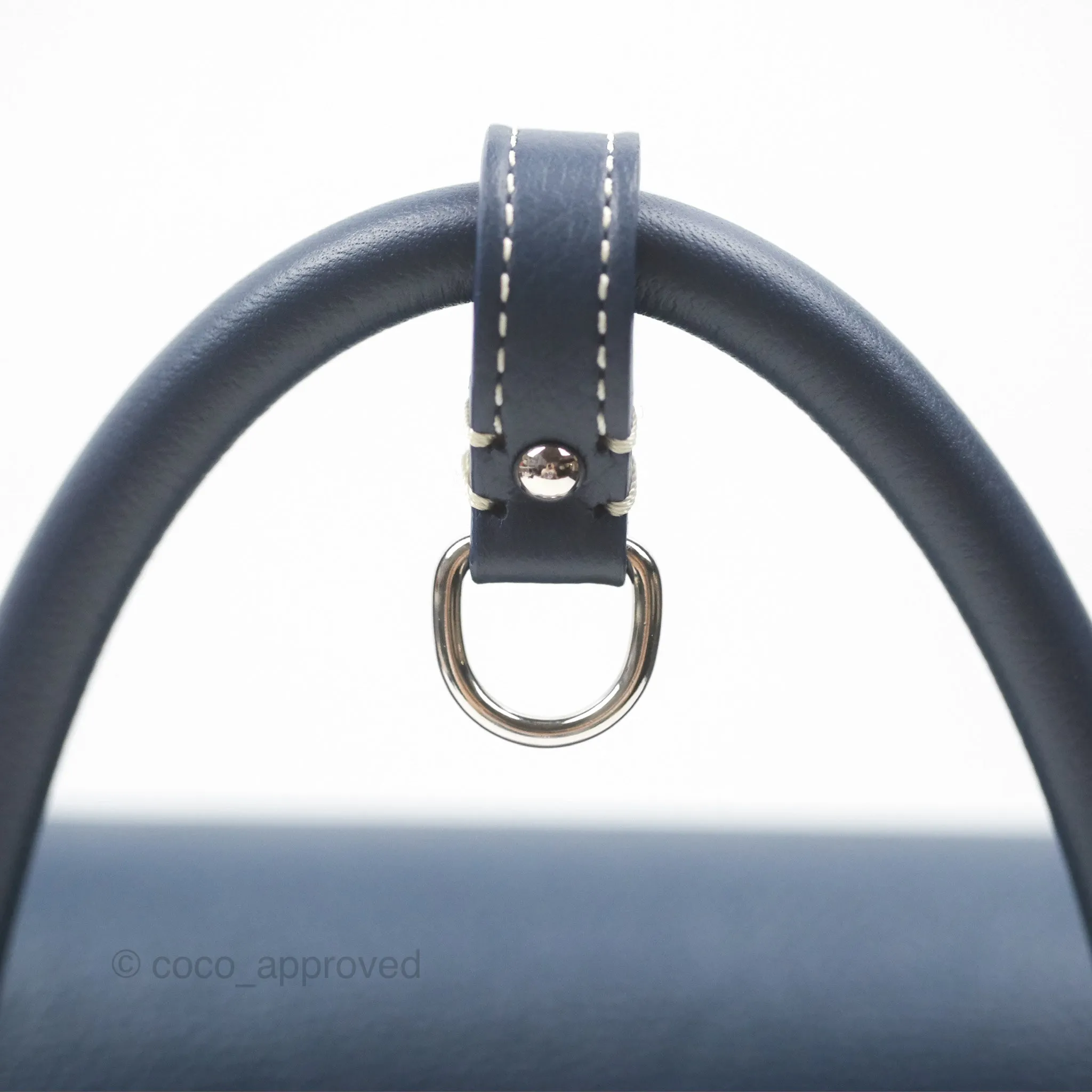 Goyard Mini Alpin Backpack Navy Blue Goyardine Calfskin