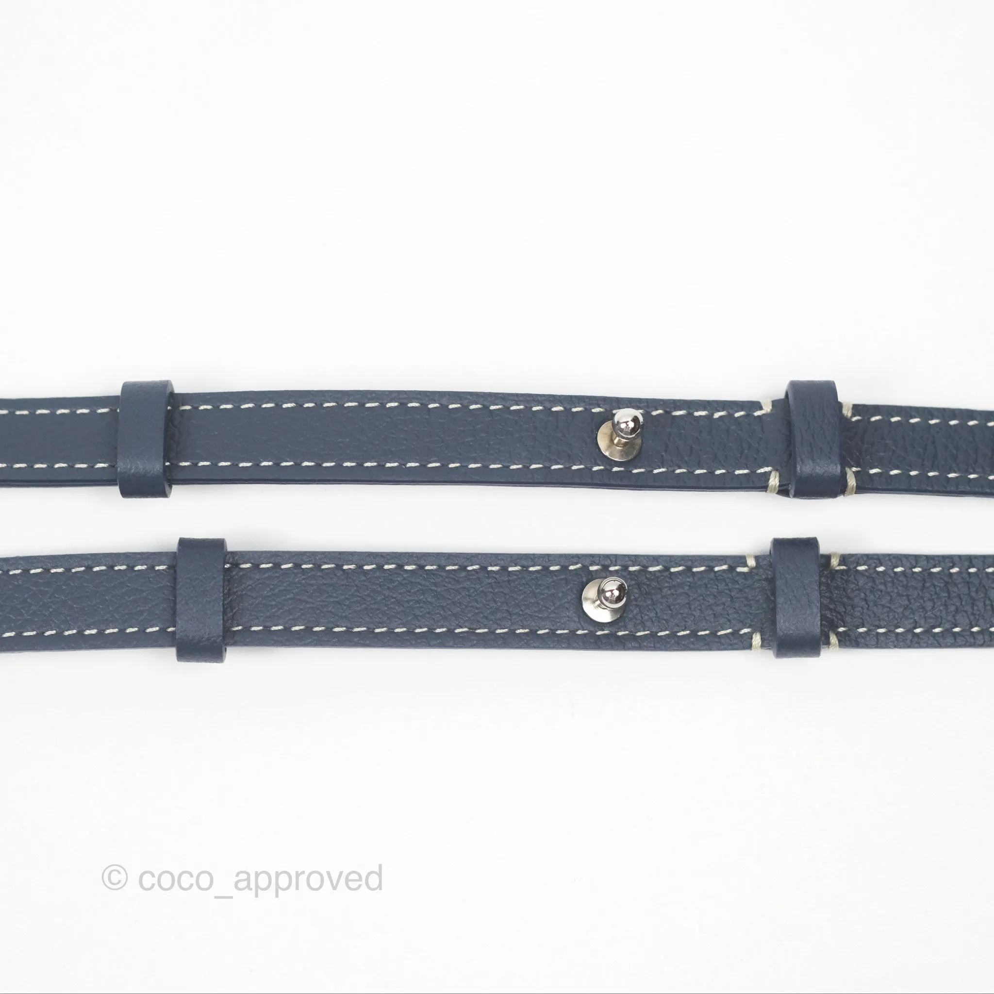 Goyard Mini Alpin Backpack Navy Blue Goyardine Calfskin