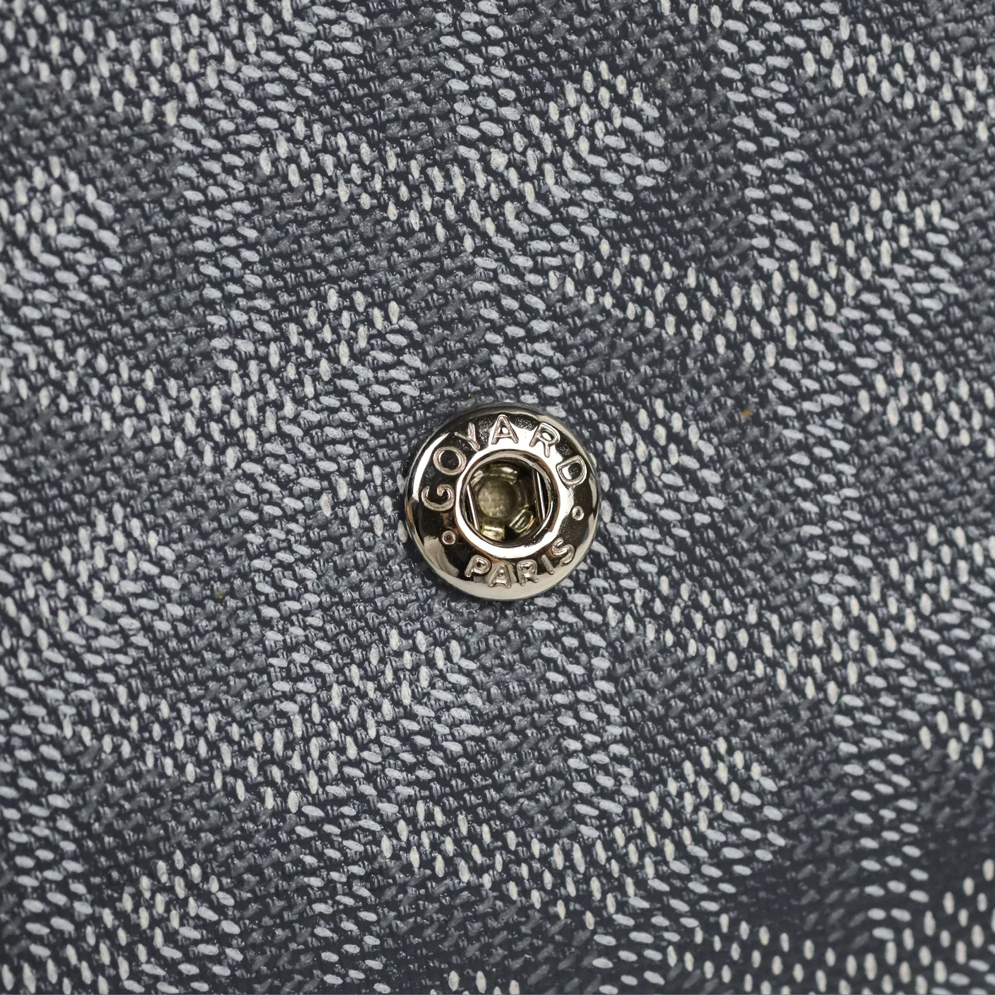 Goyard Monte-Carlo PM Clutch with Strap Grey Goyardine Canvas