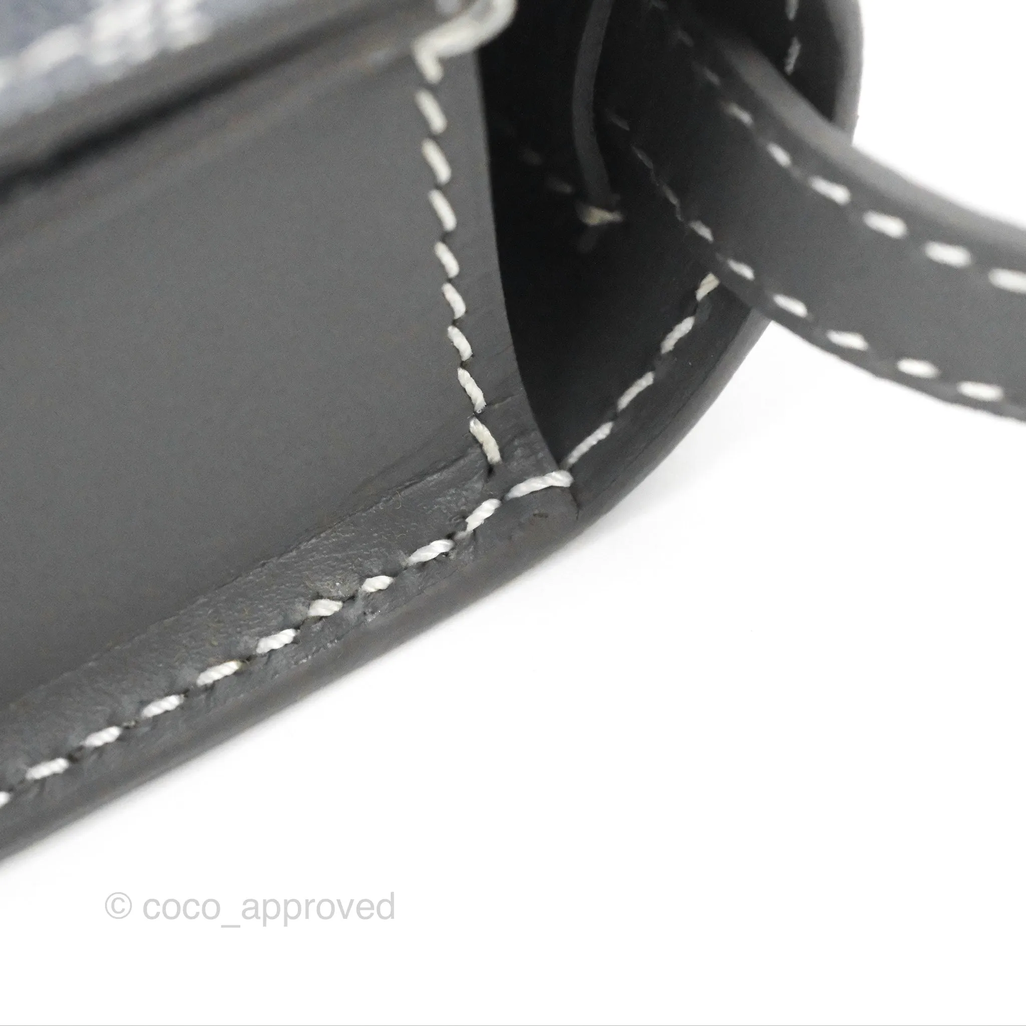Goyard Monte-Carlo PM Clutch with Strap Grey Goyardine Canvas