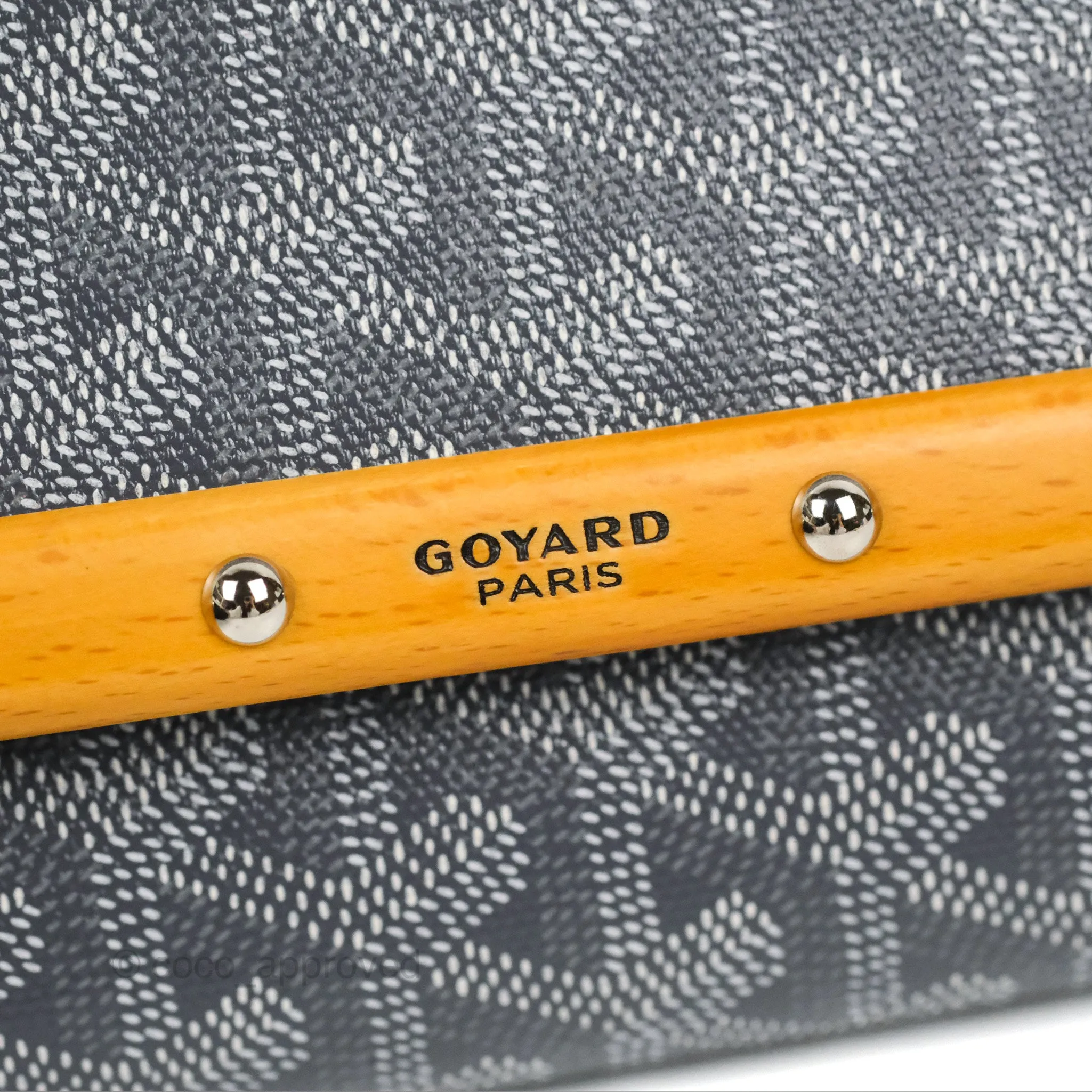 Goyard Monte-Carlo PM Clutch with Strap Grey Goyardine Canvas