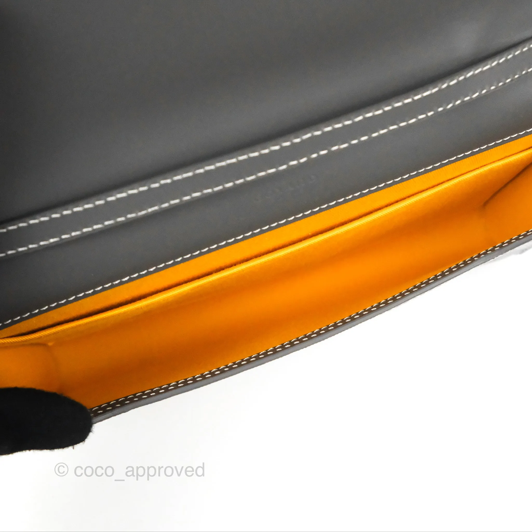 Goyard Monte-Carlo PM Clutch with Strap Grey Goyardine Canvas