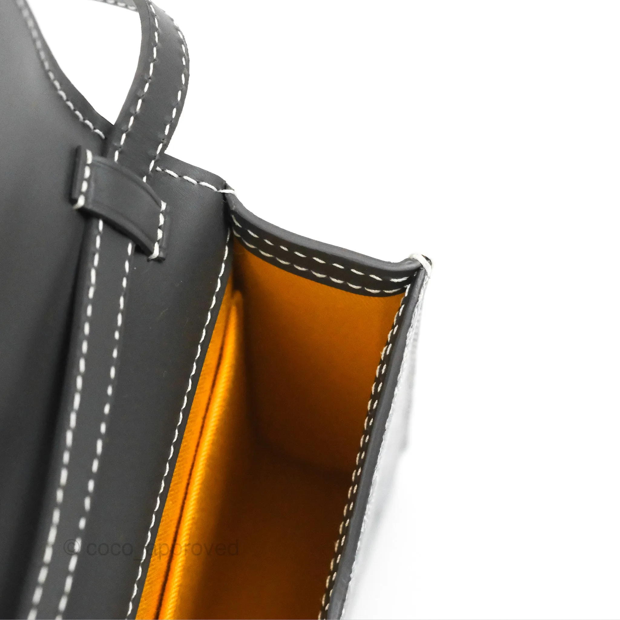 Goyard Monte-Carlo PM Clutch with Strap Grey Goyardine Canvas