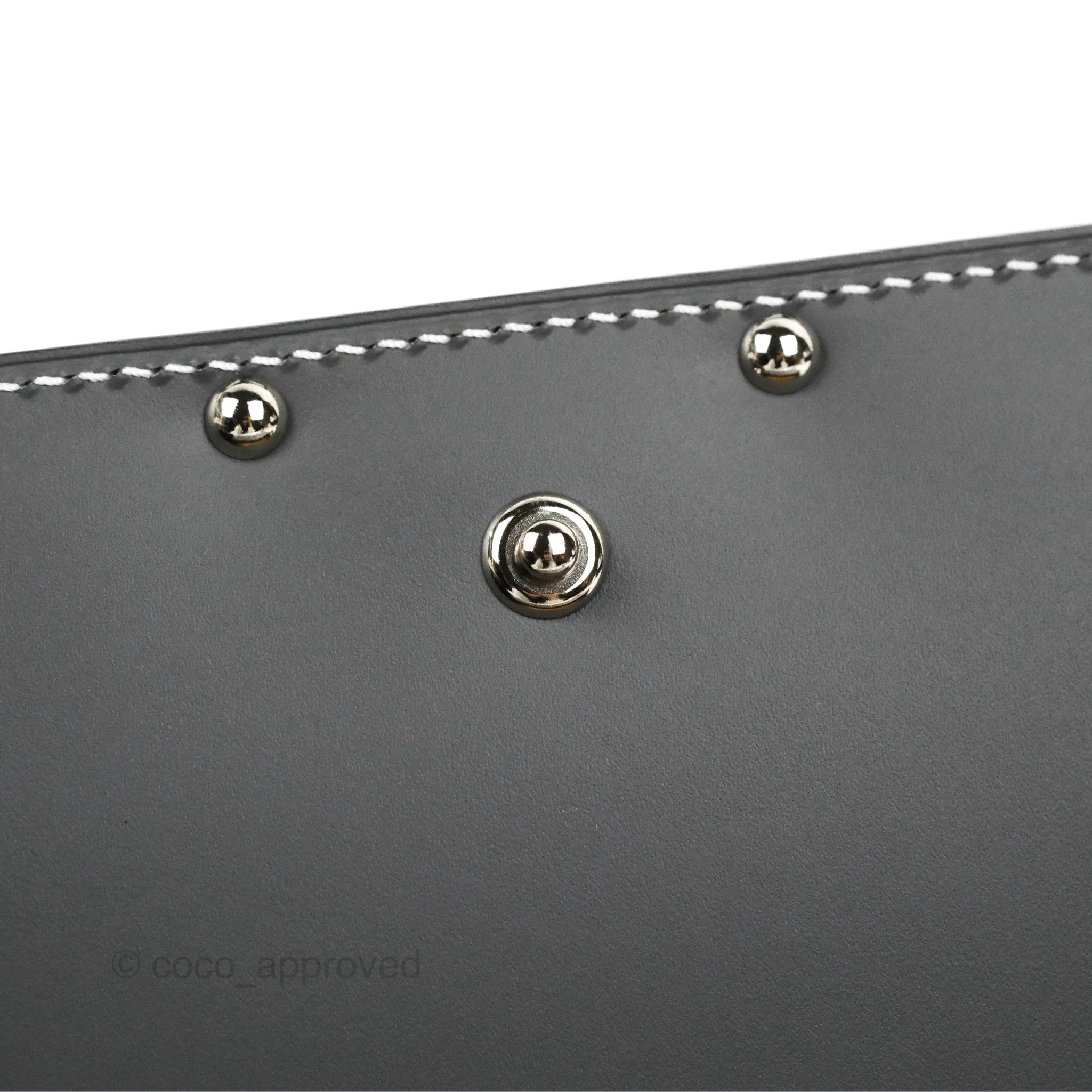 Goyard Monte-Carlo PM Clutch with Strap Grey Goyardine Canvas