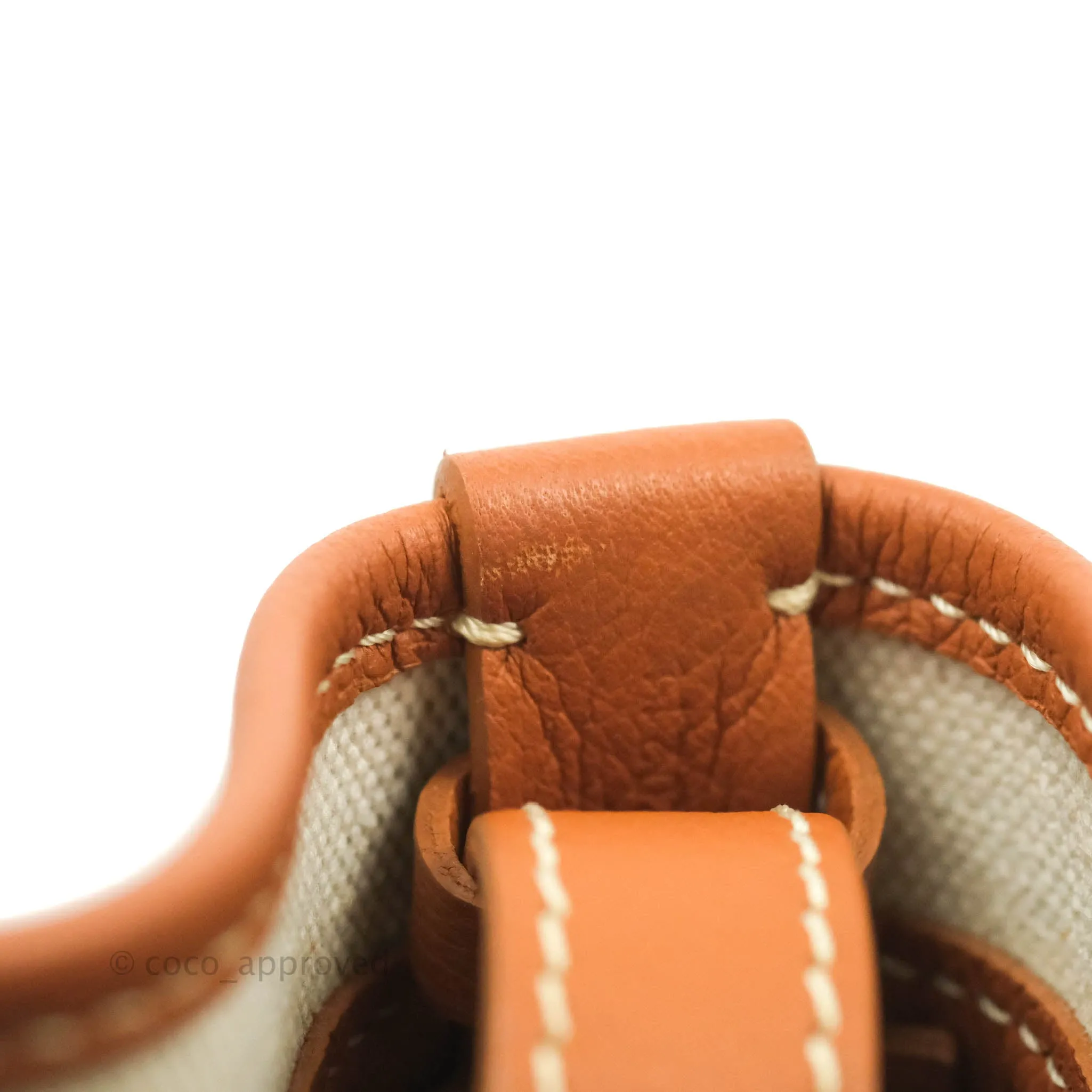 Goyard Petit Flot Black & Natural Drawstring Bucket Bag