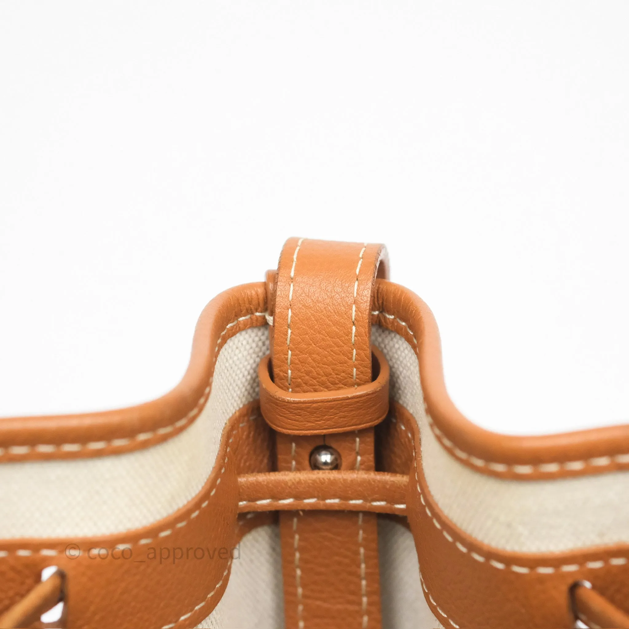 Goyard Petit Flot Bucket Bag Black & Tan Goyardine