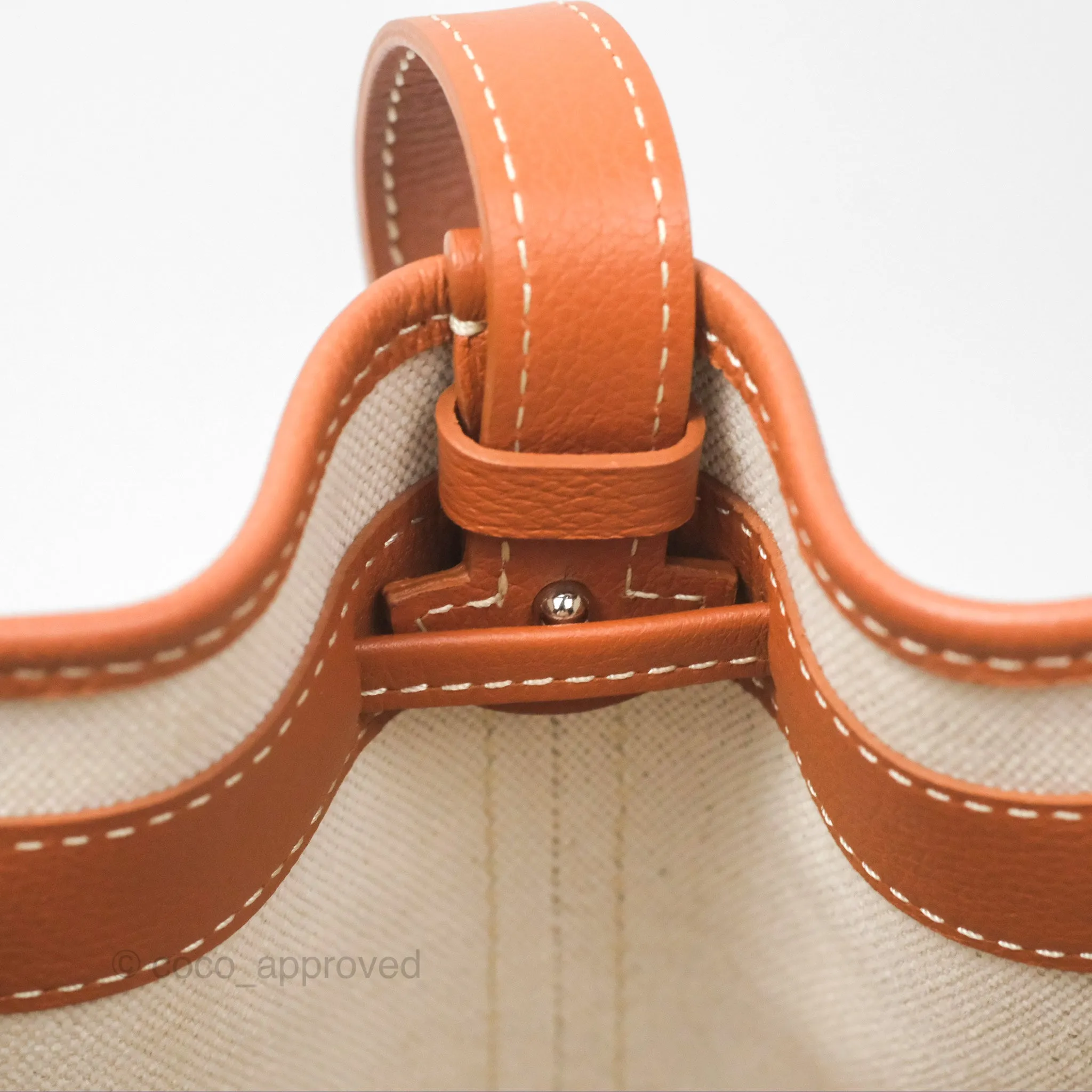 Goyard Petit Flot Bucket Bag Black & Tan Goyardine