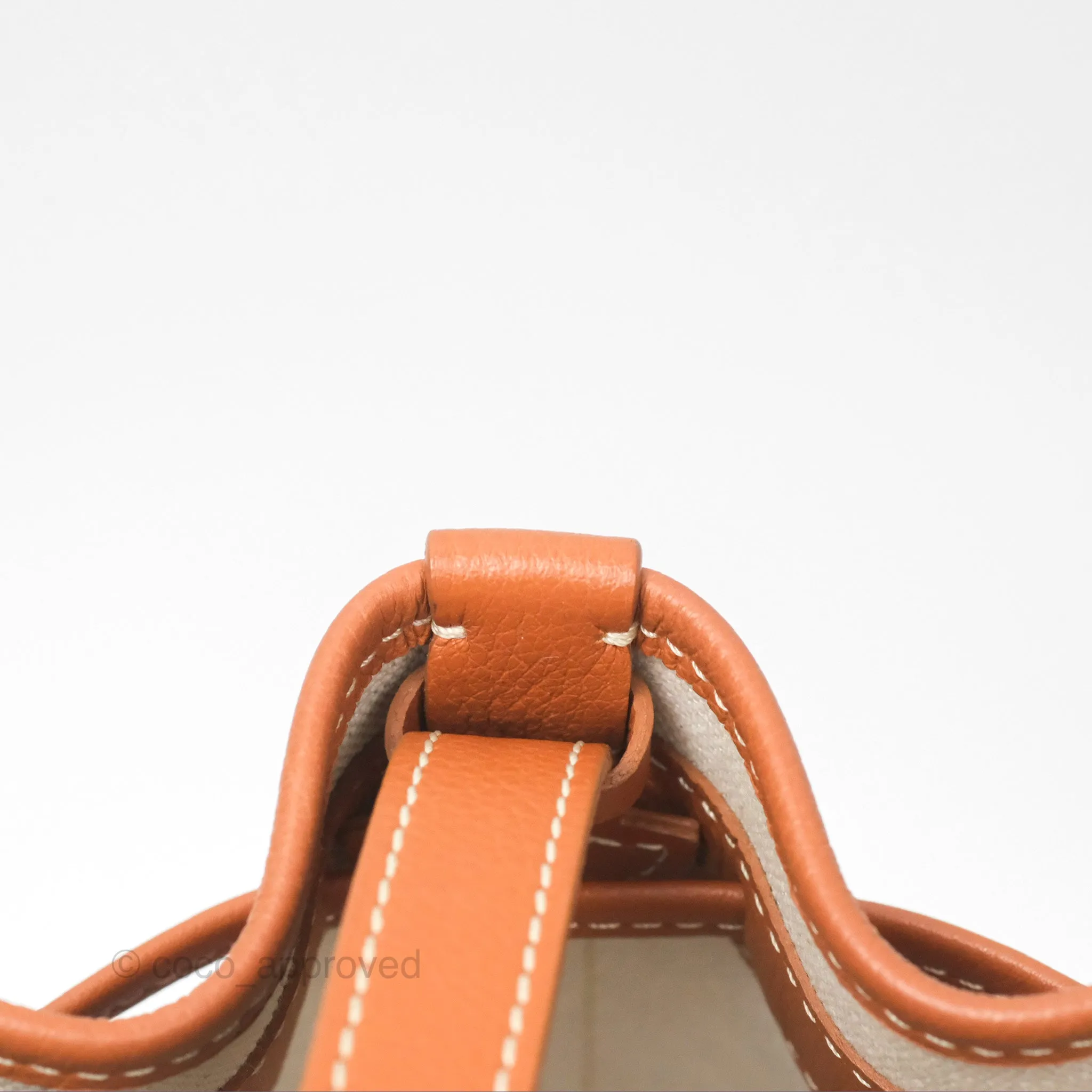 Goyard Petit Flot Bucket Bag Black & Tan Goyardine