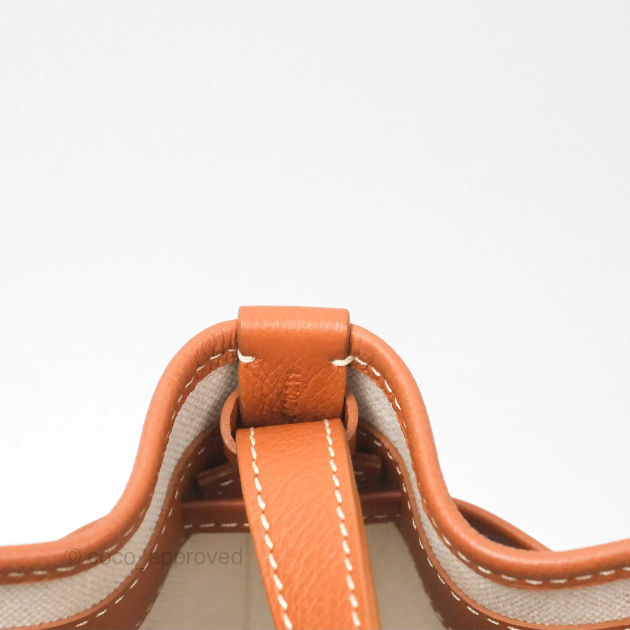 Goyard Petit Flot Bucket Bag Black & Tan Goyardine